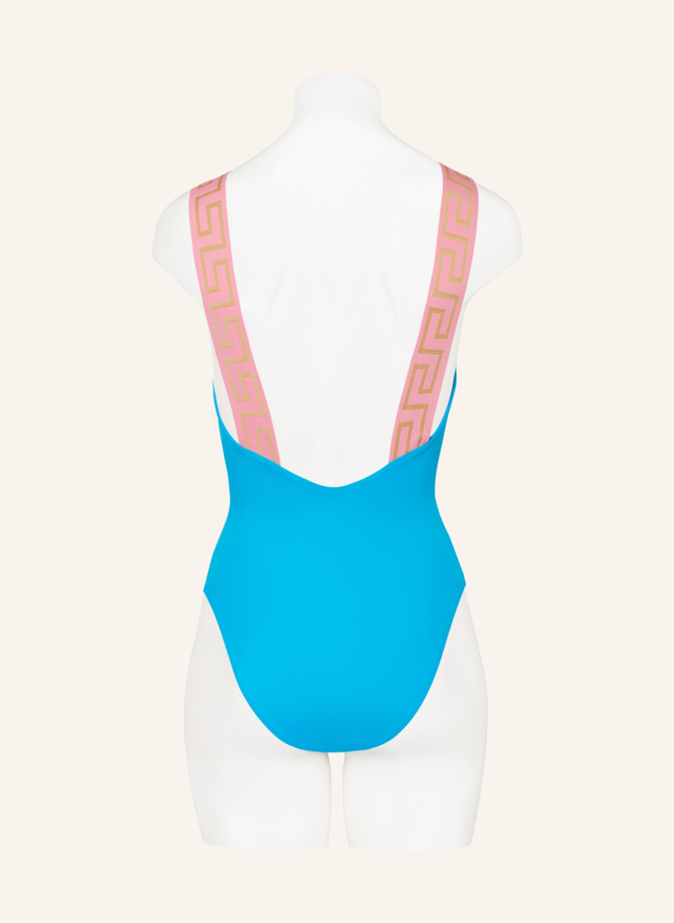 VERSACE Badeanzug, Farbe: 2VB10 Mediterranean Blue+Flamingo (Bild 3)