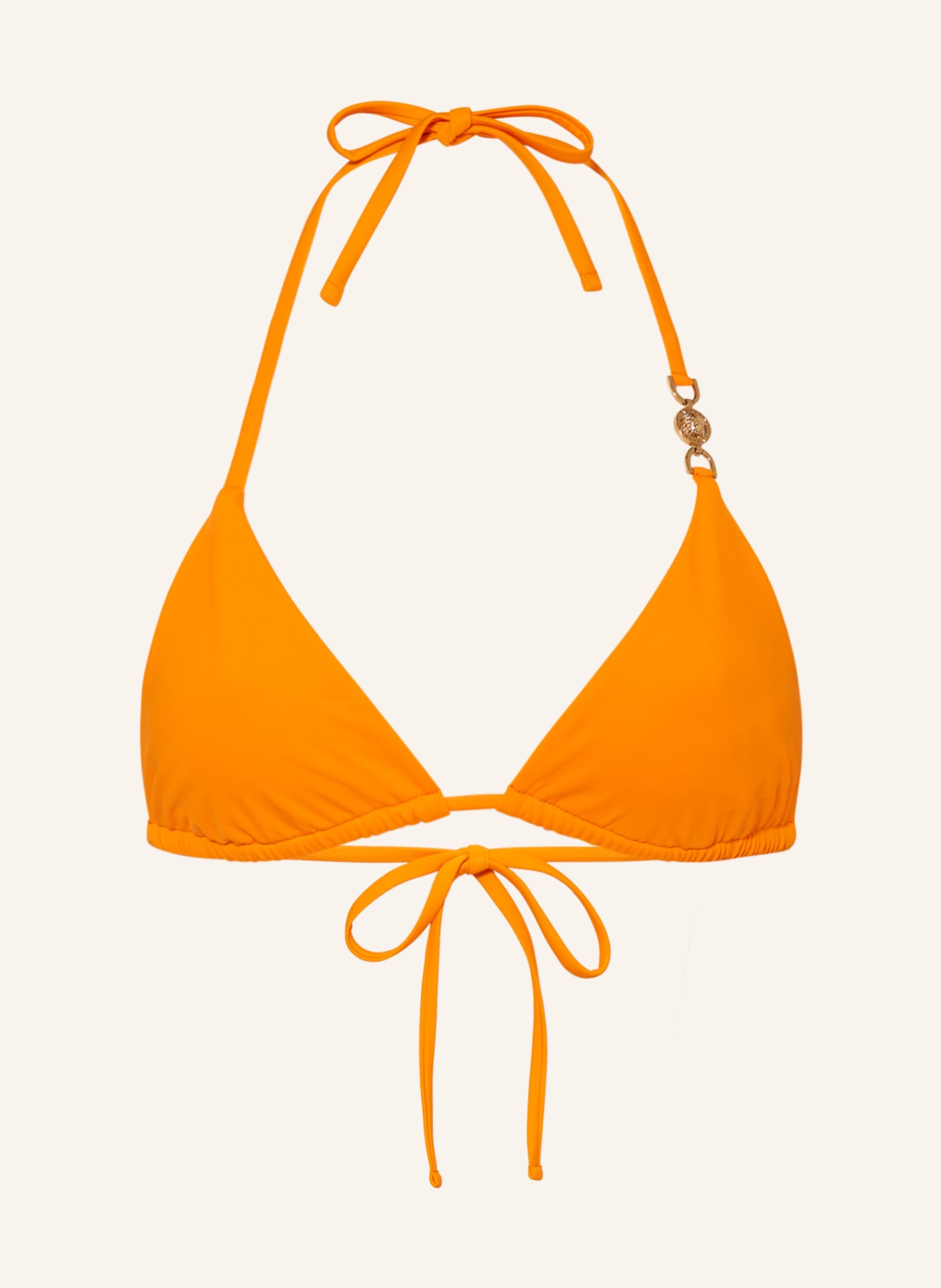 VERSACE Triangle bikini top, Color: ORANGE (Image 1)