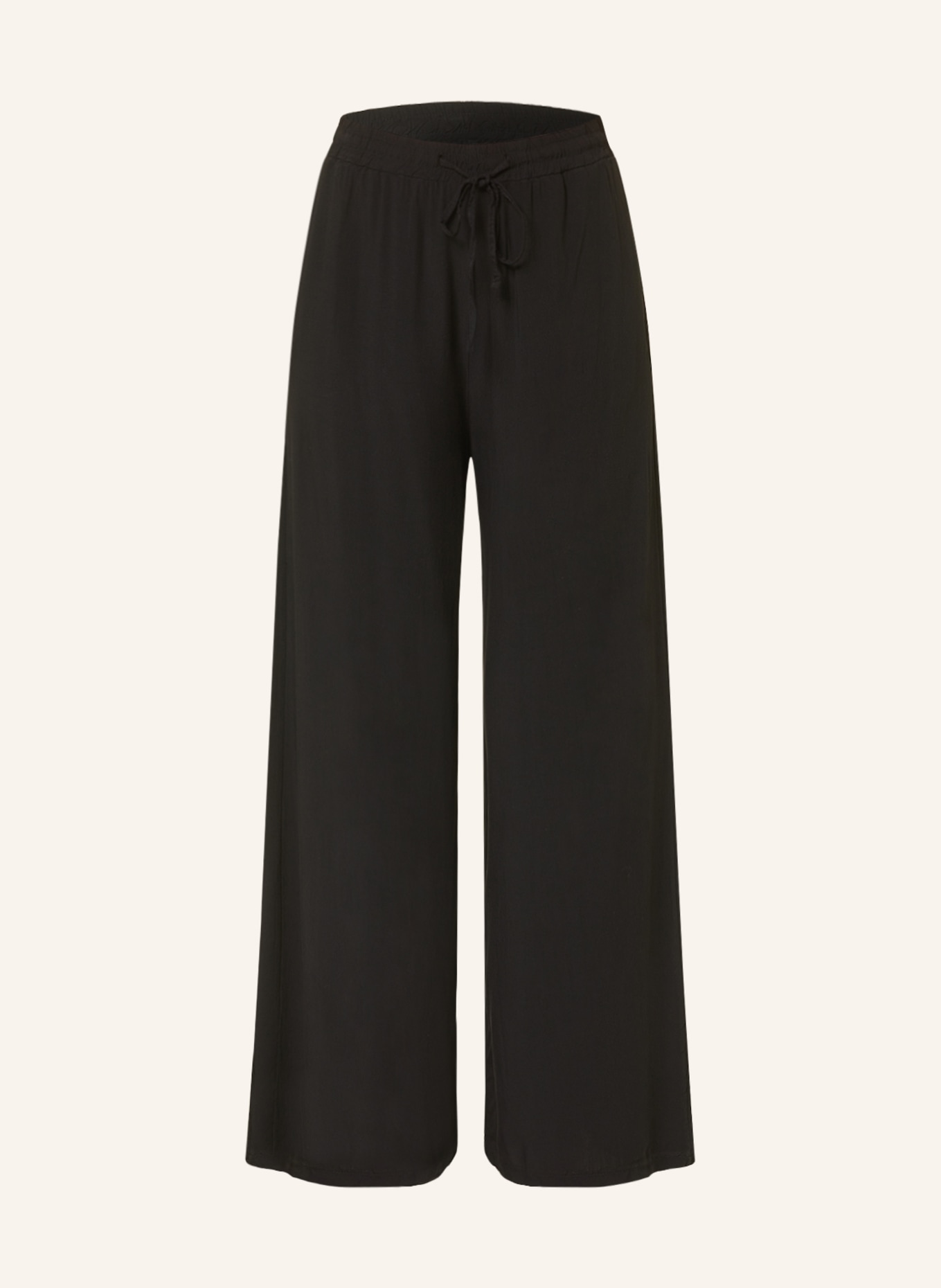 CARTOON Wide leg trousers, Color: BLACK (Image 1)