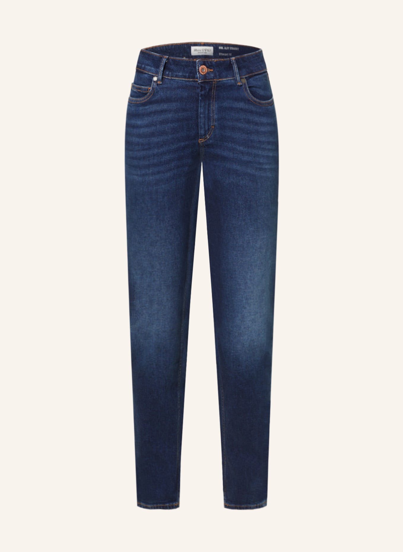Marc O'Polo Straight jeans, Color: 035 Authentic dark sea blue wash (Image 1)