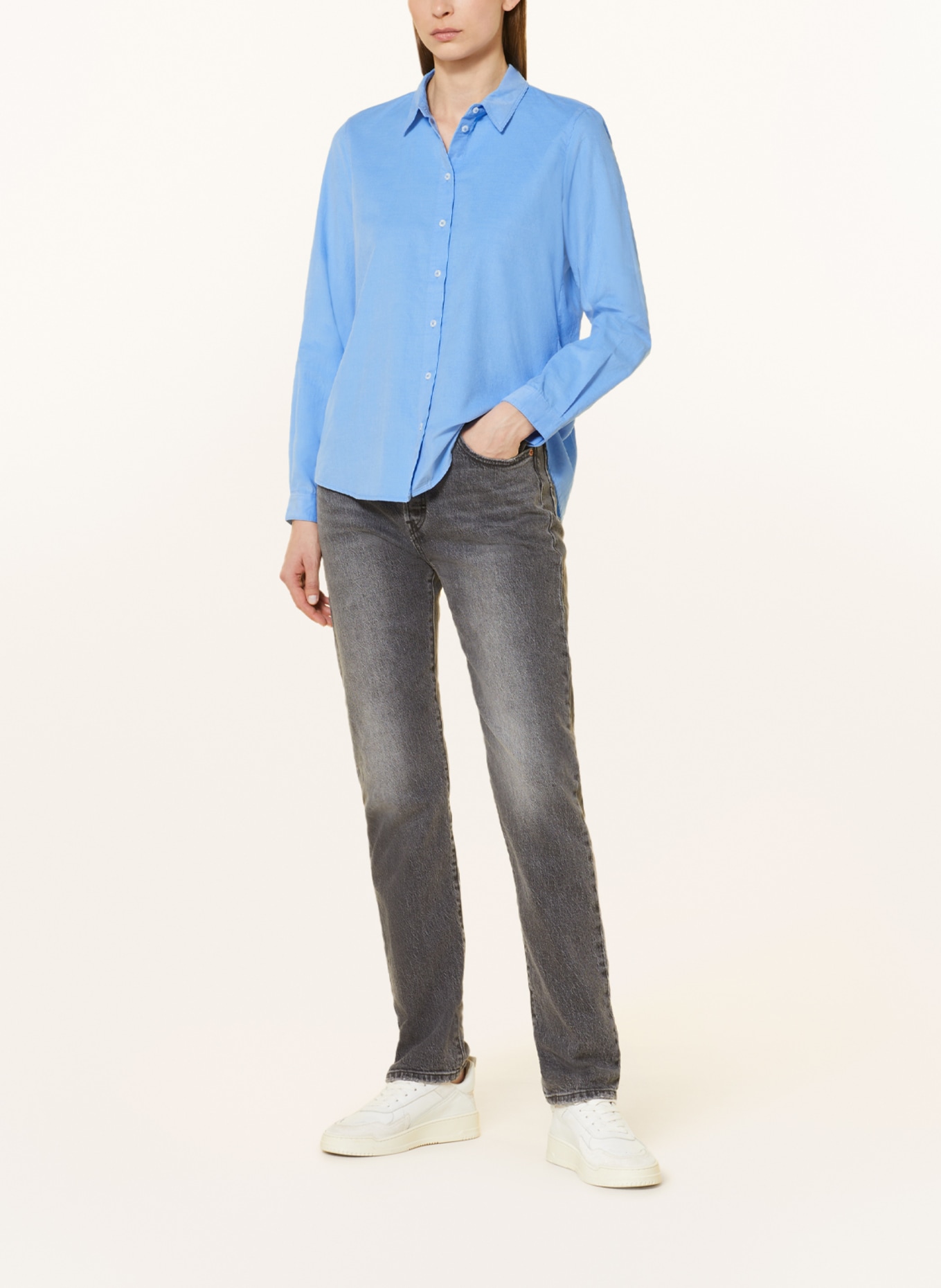 Marc O'Polo Shirt blouse, Color: BLUE (Image 2)