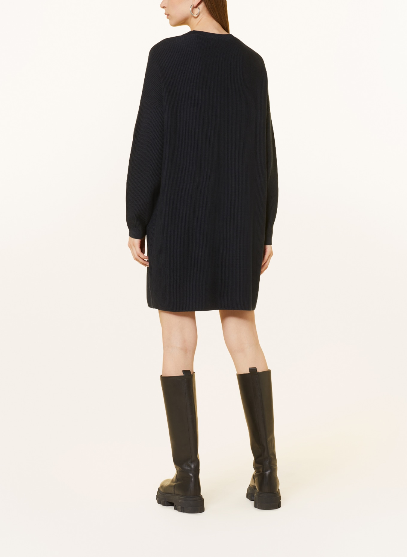 Marc O'Polo Dzianinowa sukienka oversize, Kolor: GRANATOWY (Obrazek 3)