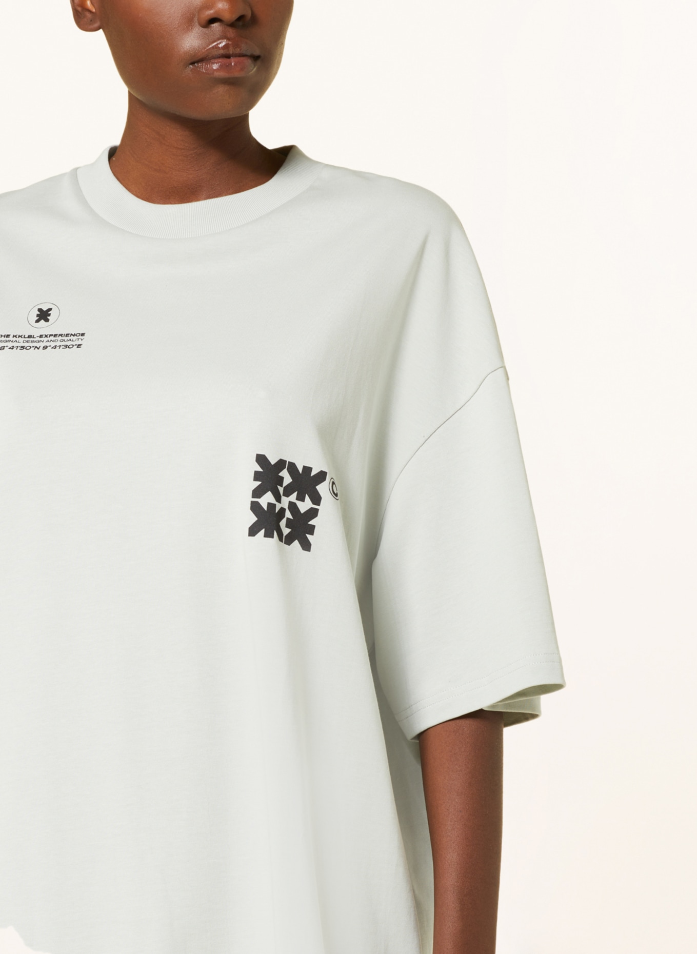 KARO KAUER Oversized-Shirt, Farbe: HELLGRÜN (Bild 4)