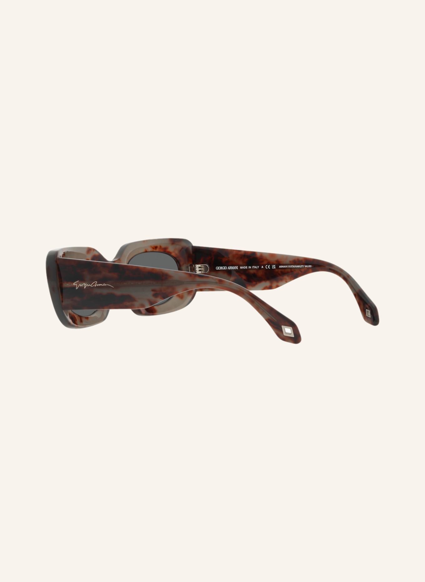 GIORGIO ARMANI Sunglasses AR8182, Color: 5976B1 - GRAY/GRAY (Image 4)