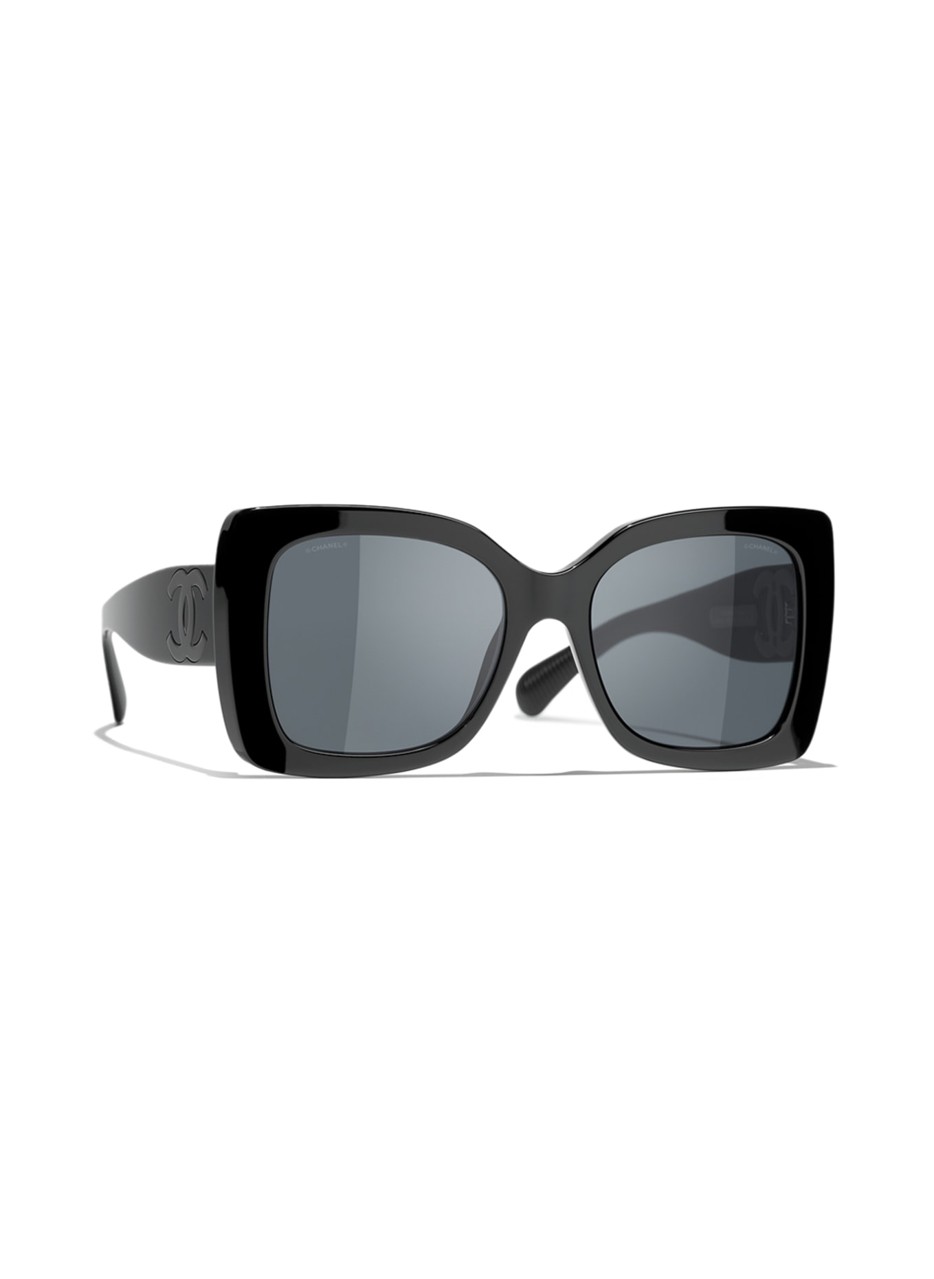 CHANEL Quadratische Sonnenbrille, Farbe: C888S4 - SCHWARZ/ GRAU (Bild 1)