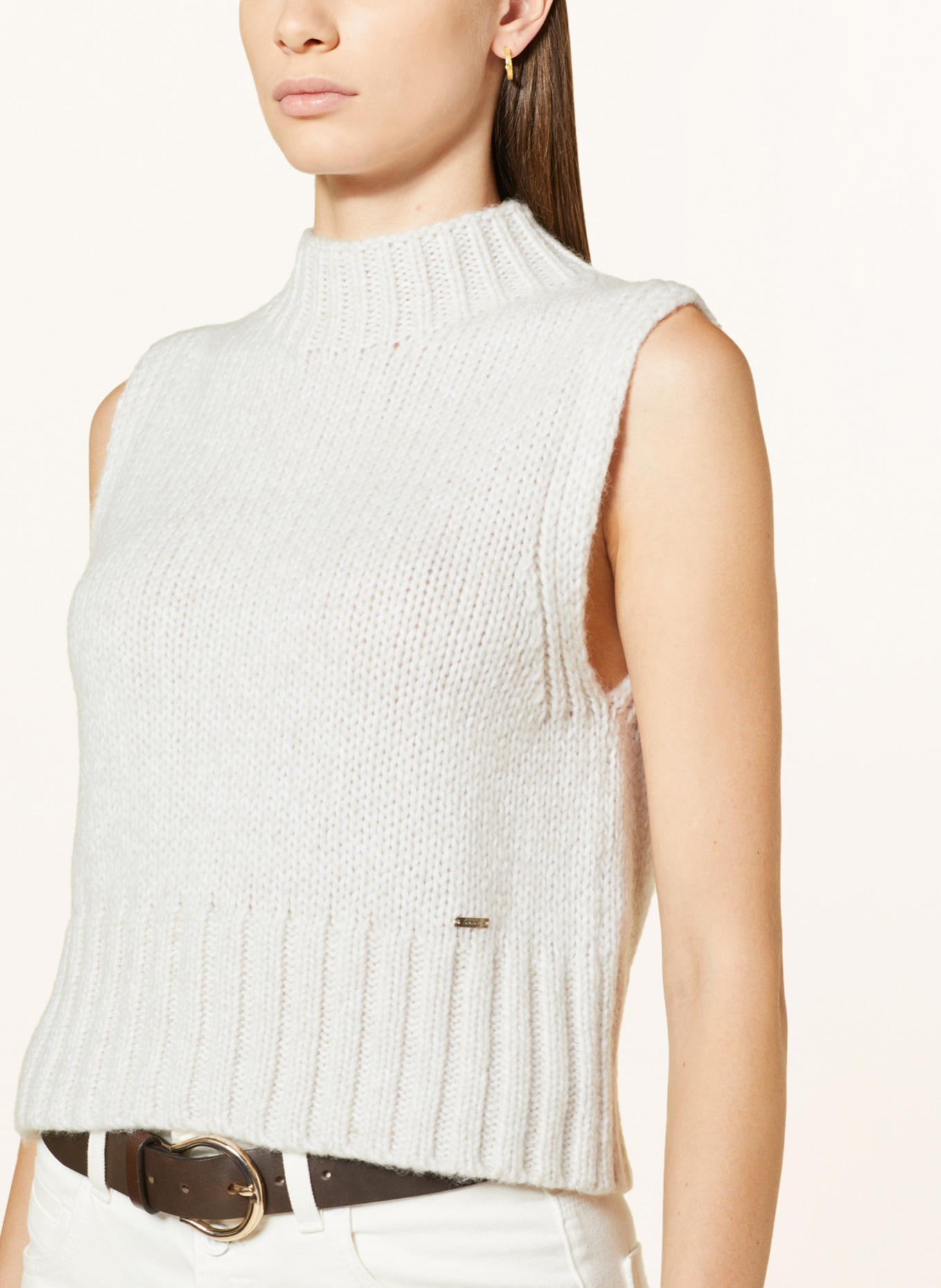 CINQUE Sweater vest CIOLIVI, Color: CREAM (Image 4)