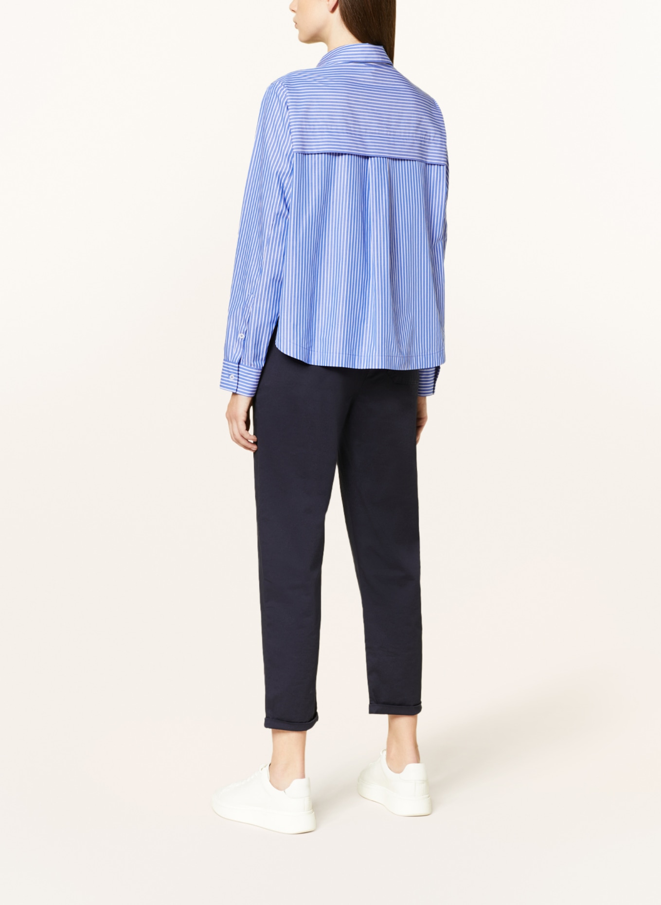 CINQUE Shirt blouse CIPIXIE, Color: BLUE/ WHITE (Image 3)