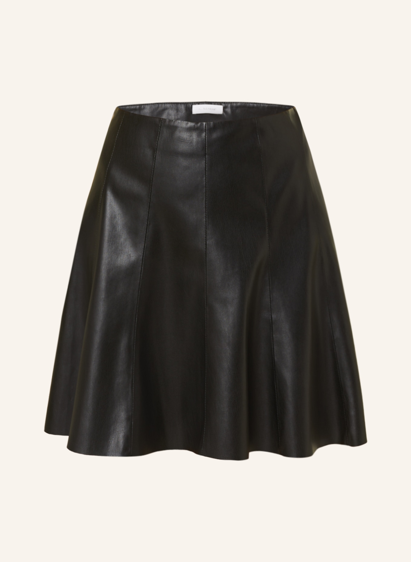 rich&royal Skirt in leather look, Color: BLACK (Image 1)