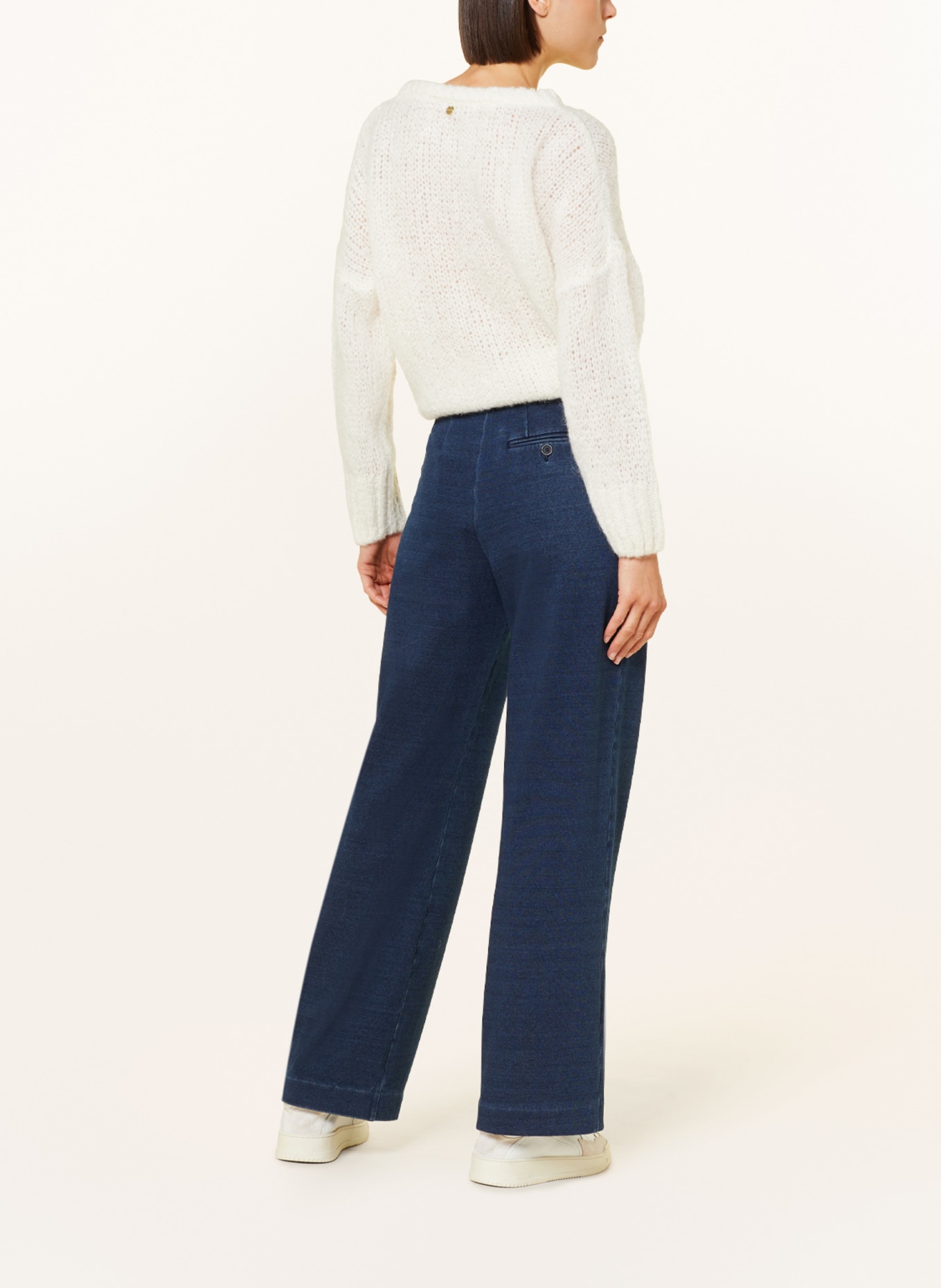 rich&royal Trousers in denim look, Color: 781 midnight blue (Image 3)