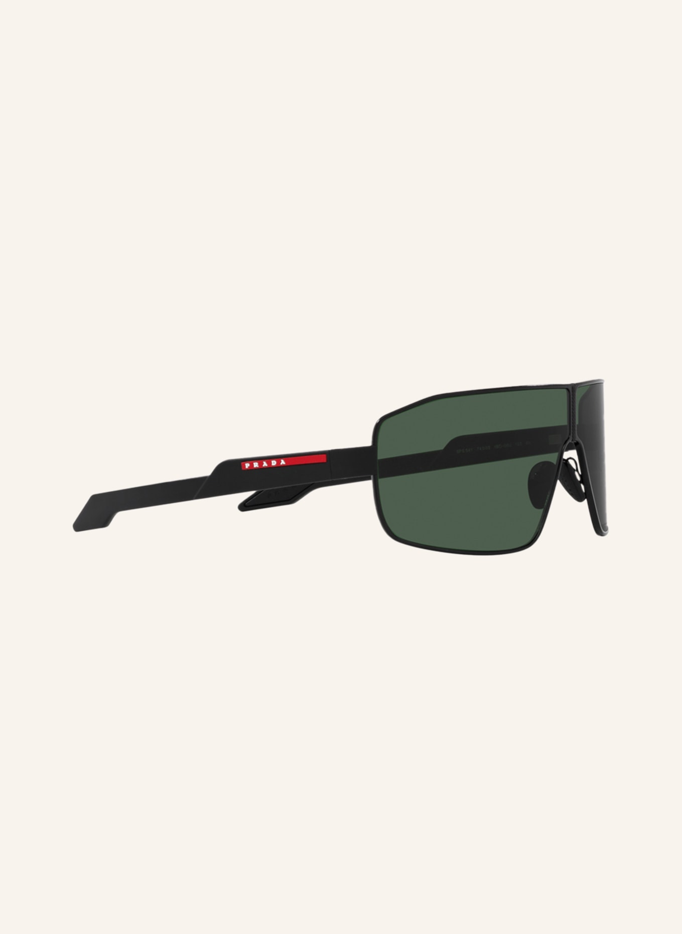 PRADA LINEA ROSSA Sunglasses PS 54YS, Color: 1BO06U - BLACK/ GREEN (Image 3)