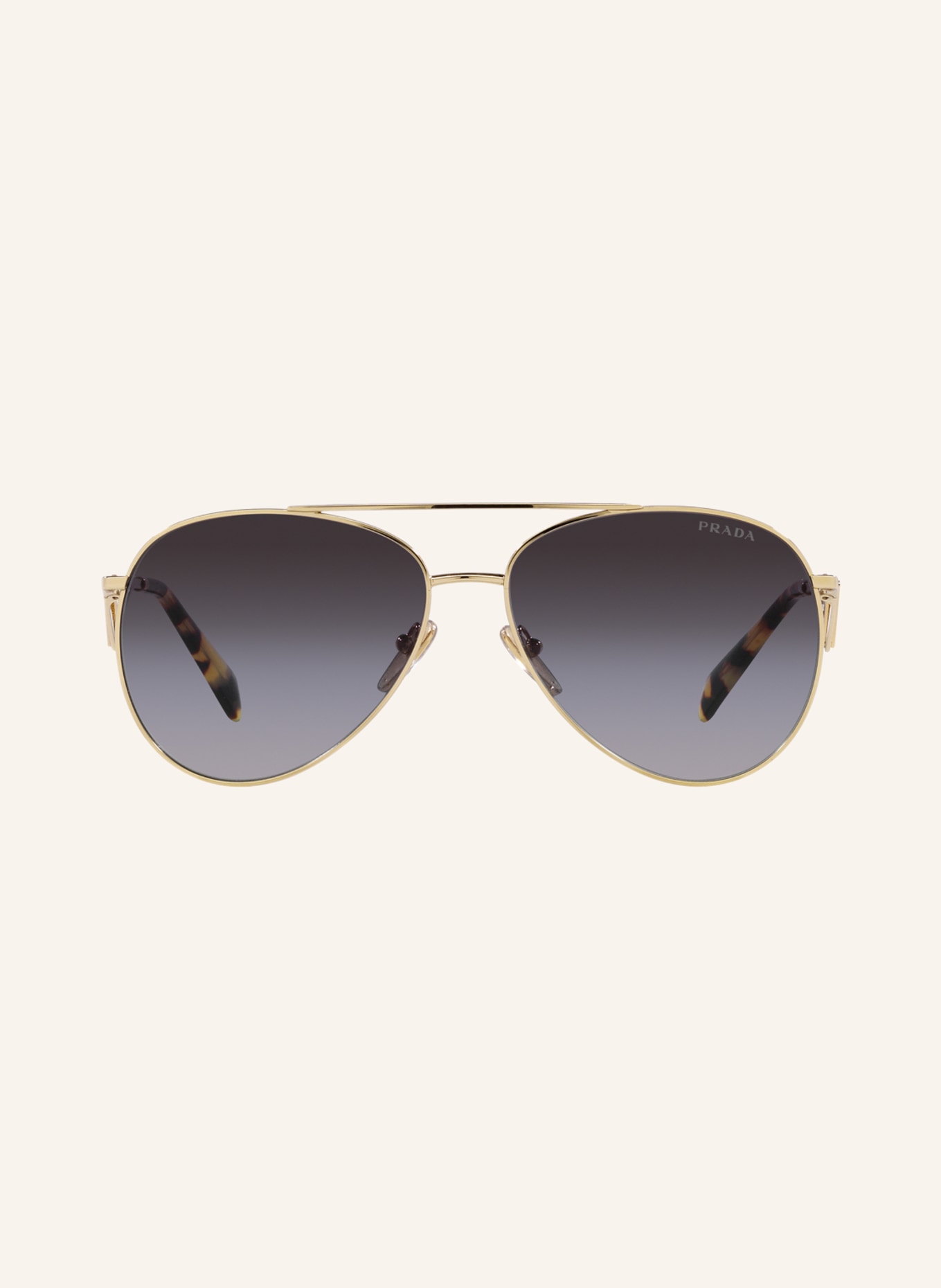 PRADA Sunglasses PR 73ZS, Color: ZVN5D1 - GOLD/GRAY GRADIENT (Image 2)