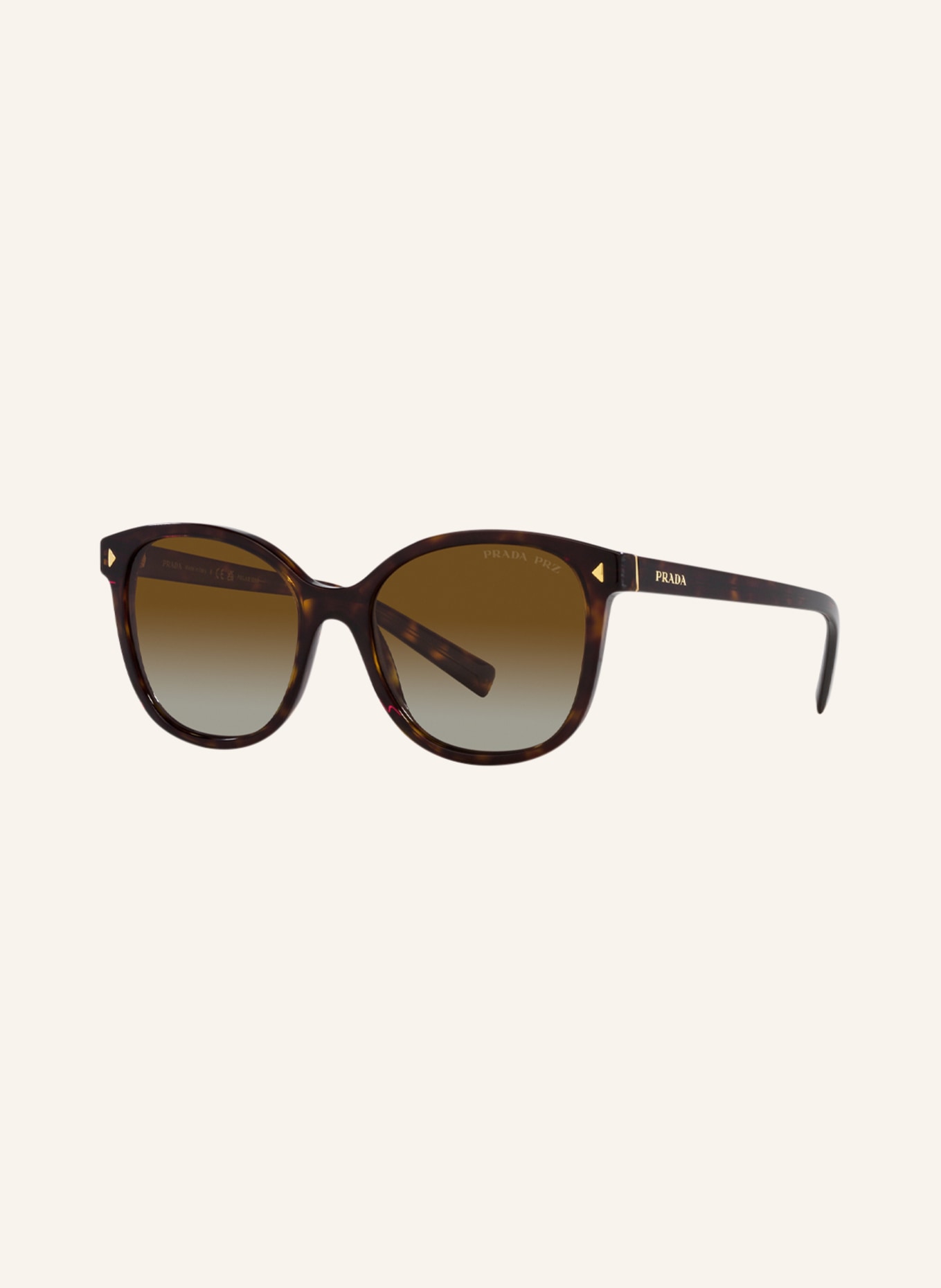 PRADA Sunglasses PR 22ZS, Color: 2AU6E1 - HAVANA/ BROWN GRADIENT (Image 1)