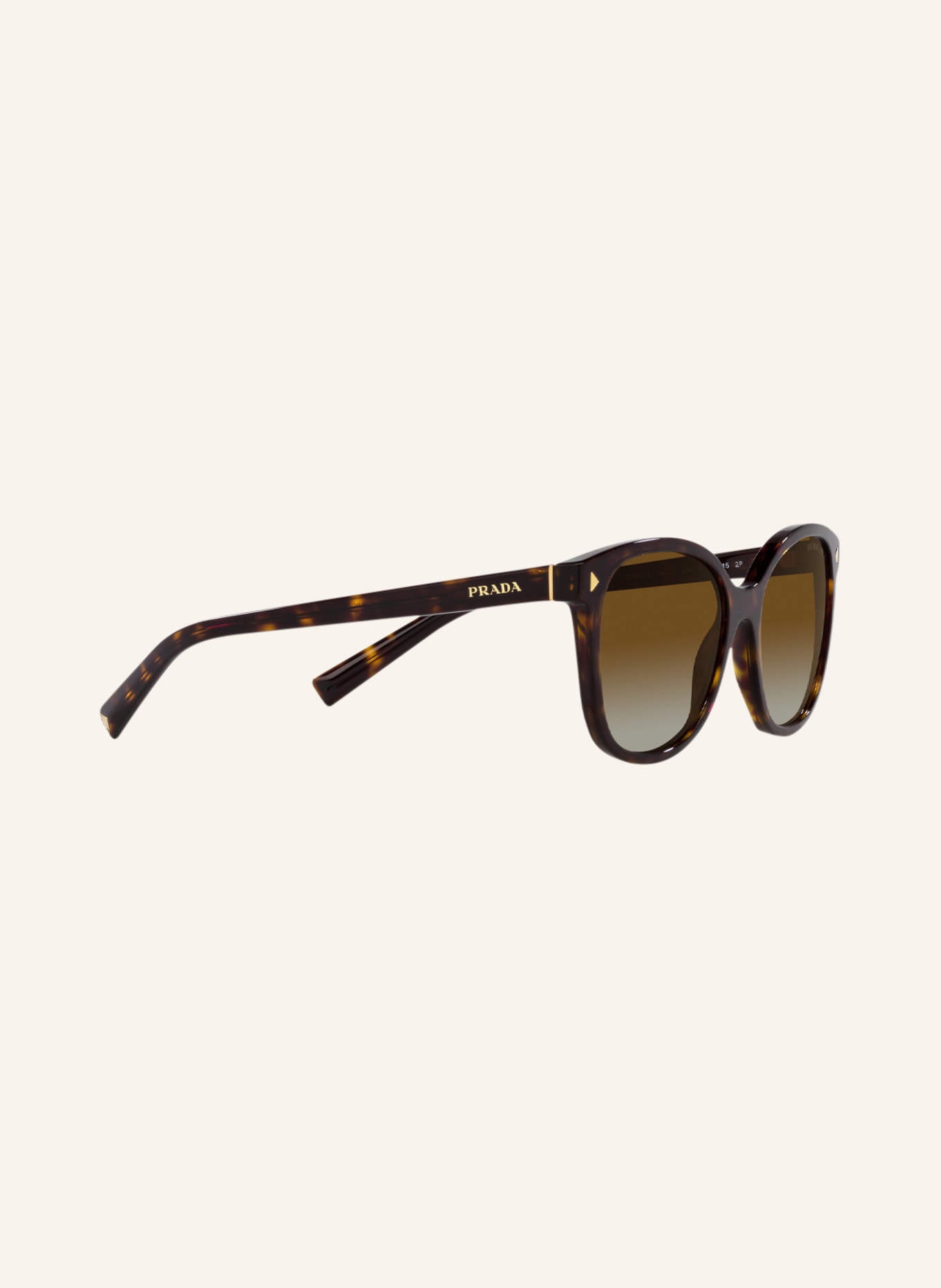 PRADA Sunglasses PR 22ZS, Color: 2AU6E1 - HAVANA/ BROWN GRADIENT (Image 3)