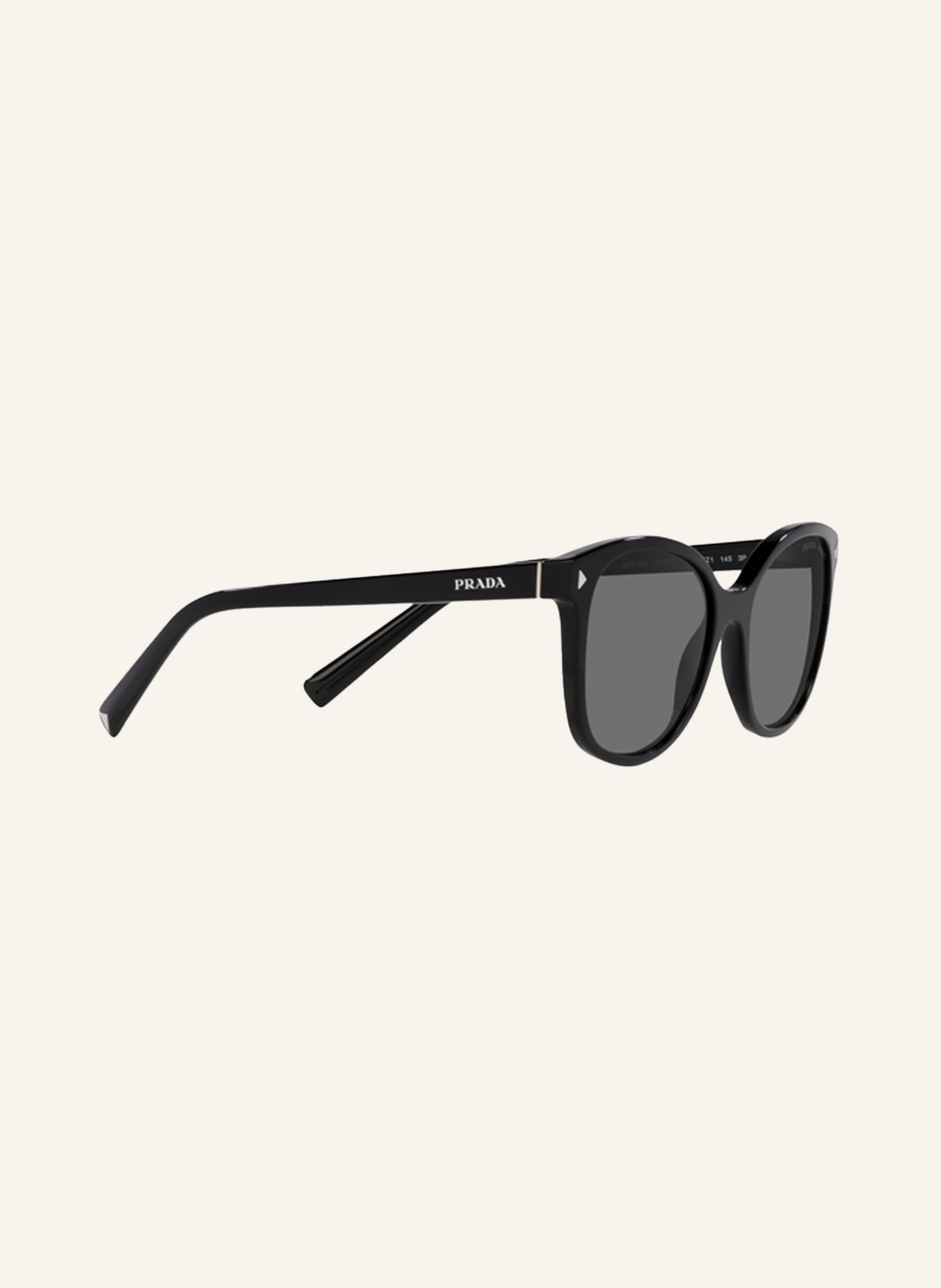 PRADA Lunettes de soleil PR 22ZS: 1AB5Z1 - NOIR/ GRIS FONCÉ POLARISÉ