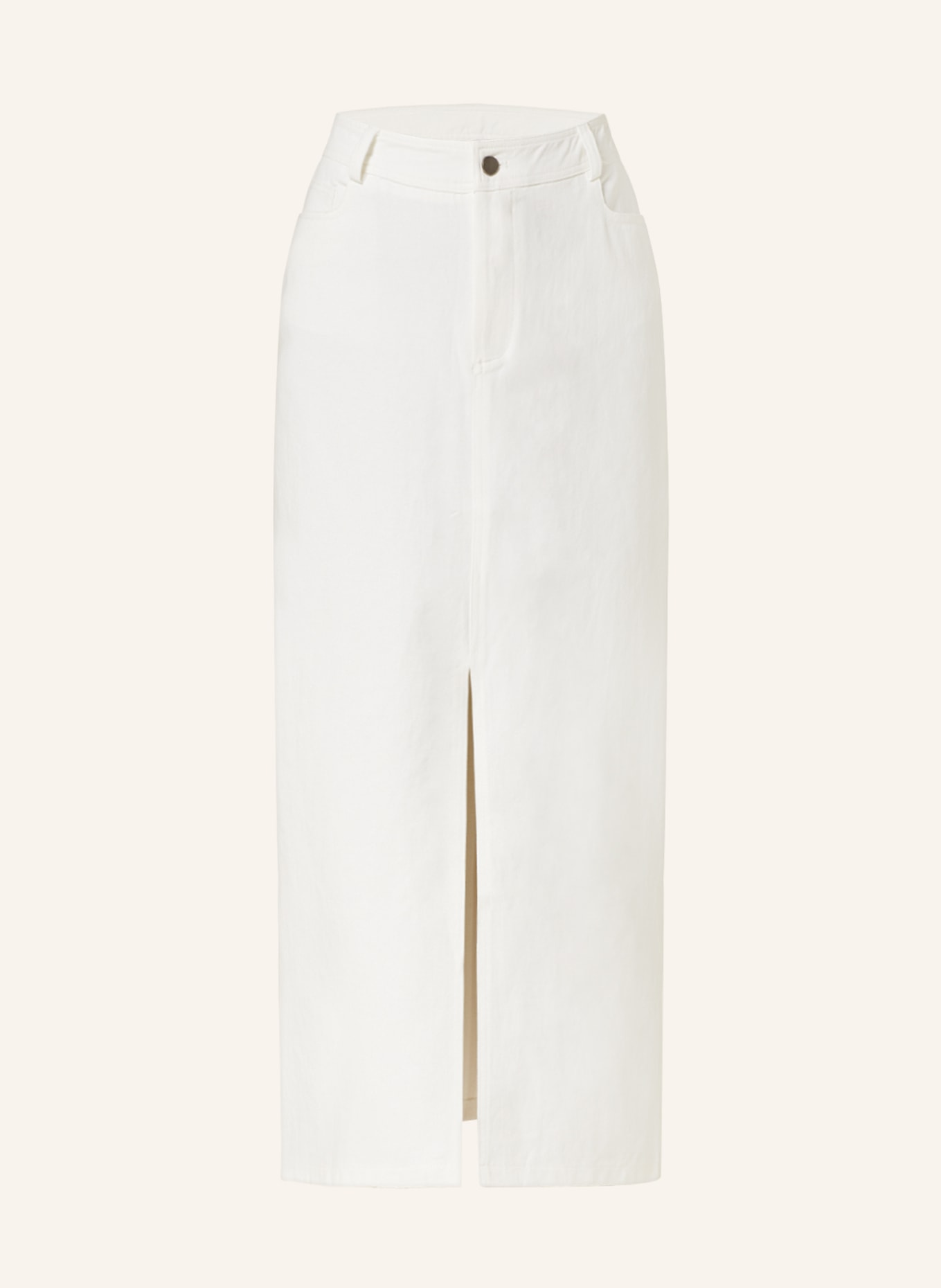 NEO NOIR Denim skirt FRANKIE, Color: WHITE (Image 1)