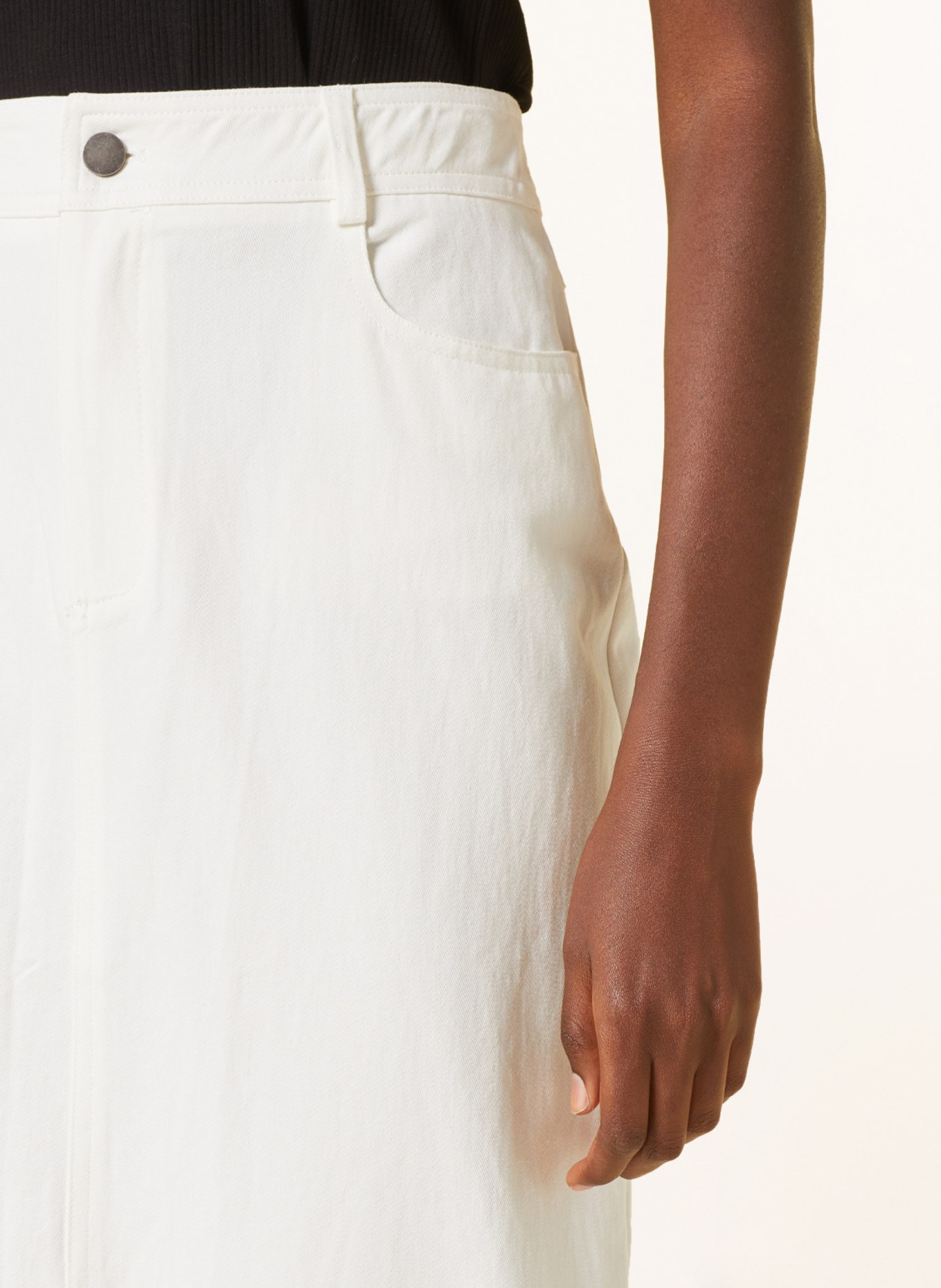 NEO NOIR Denim skirt FRANKIE, Color: WHITE (Image 4)