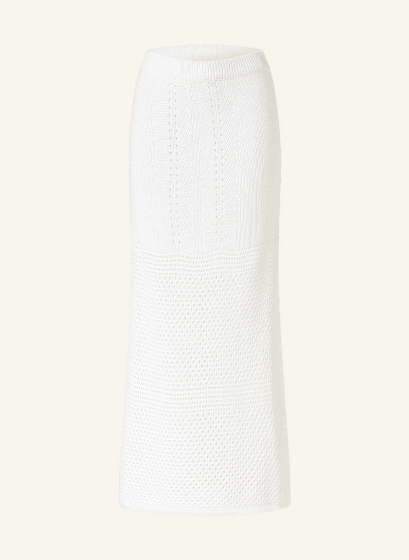 NEO NOIR Knit skirt COMO, Color: WHITE (Image 1)