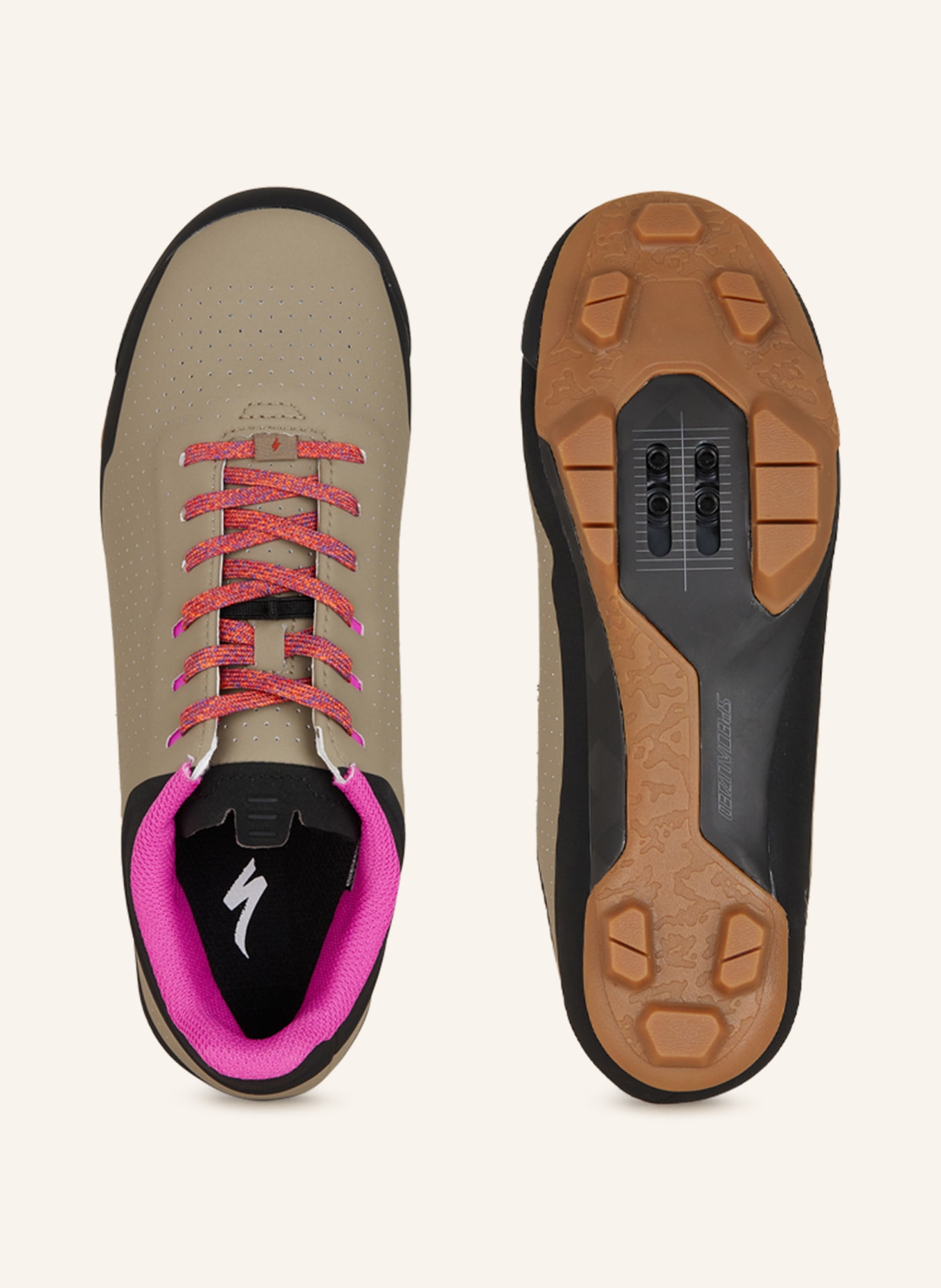 SPECIALIZED Gravel-Schuhe RECON ADV, Farbe: BEIGE/ SCHWARZ/ LILA (Bild 5)
