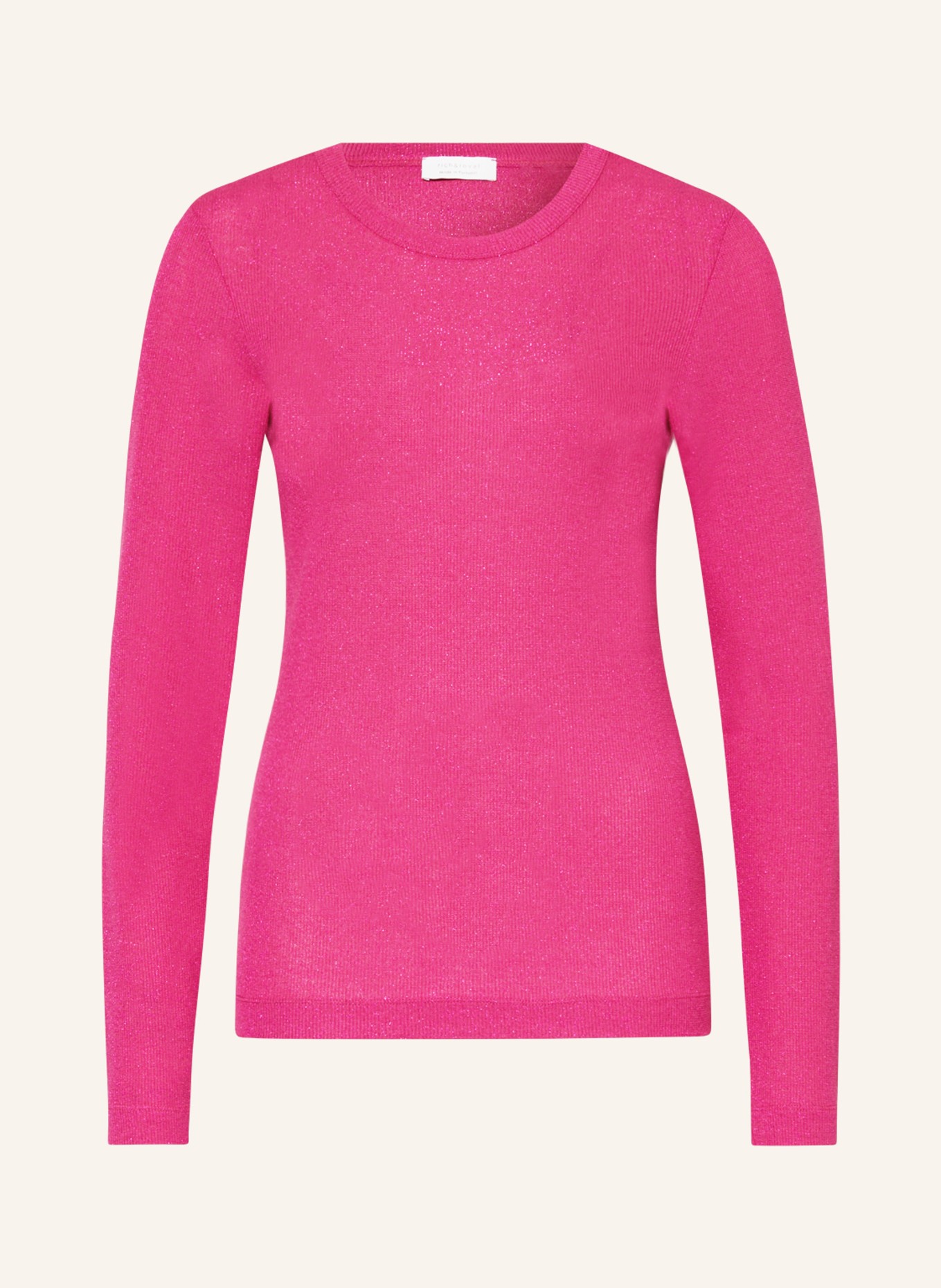 rich&royal Sweater with glitter thread, Color: FUCHSIA (Image 1)