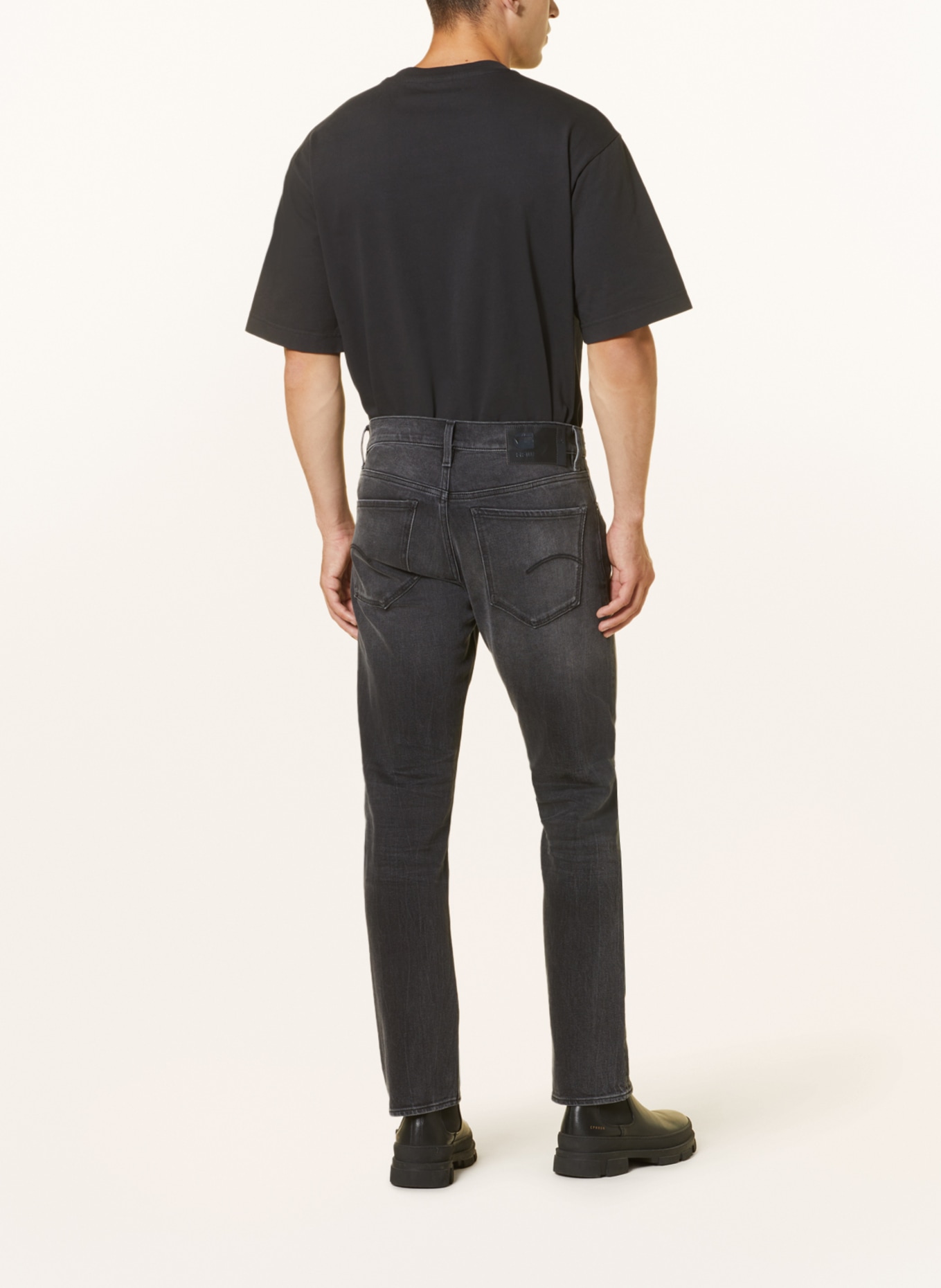 G-Star RAW Jeans MOSA Straight Fit, Farbe: G108 worn in black moon (Bild 3)