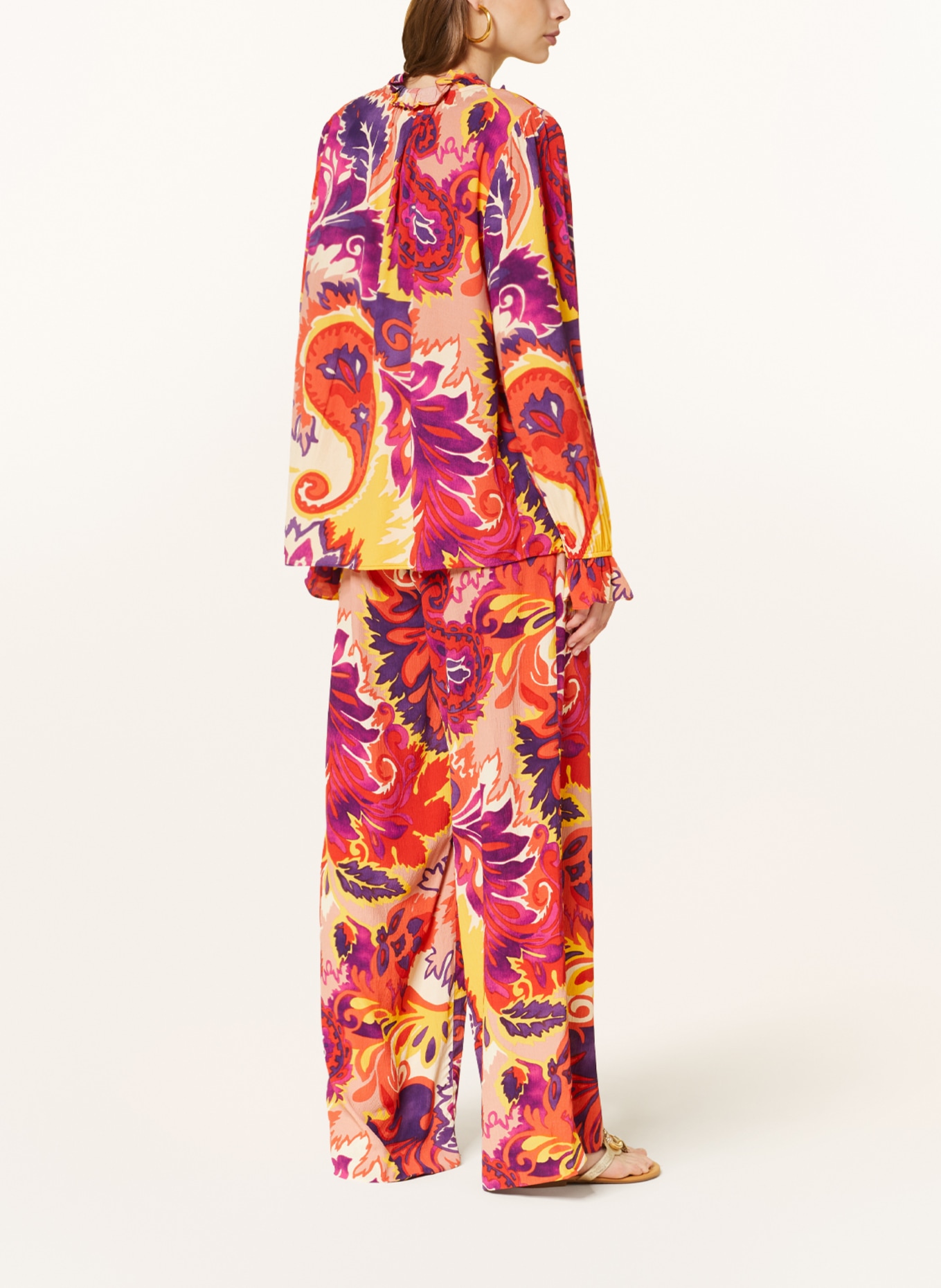 ba&sh Bluse NATSY, Farbe: DUNKELGELB/ LILA/ ROT (Bild 3)