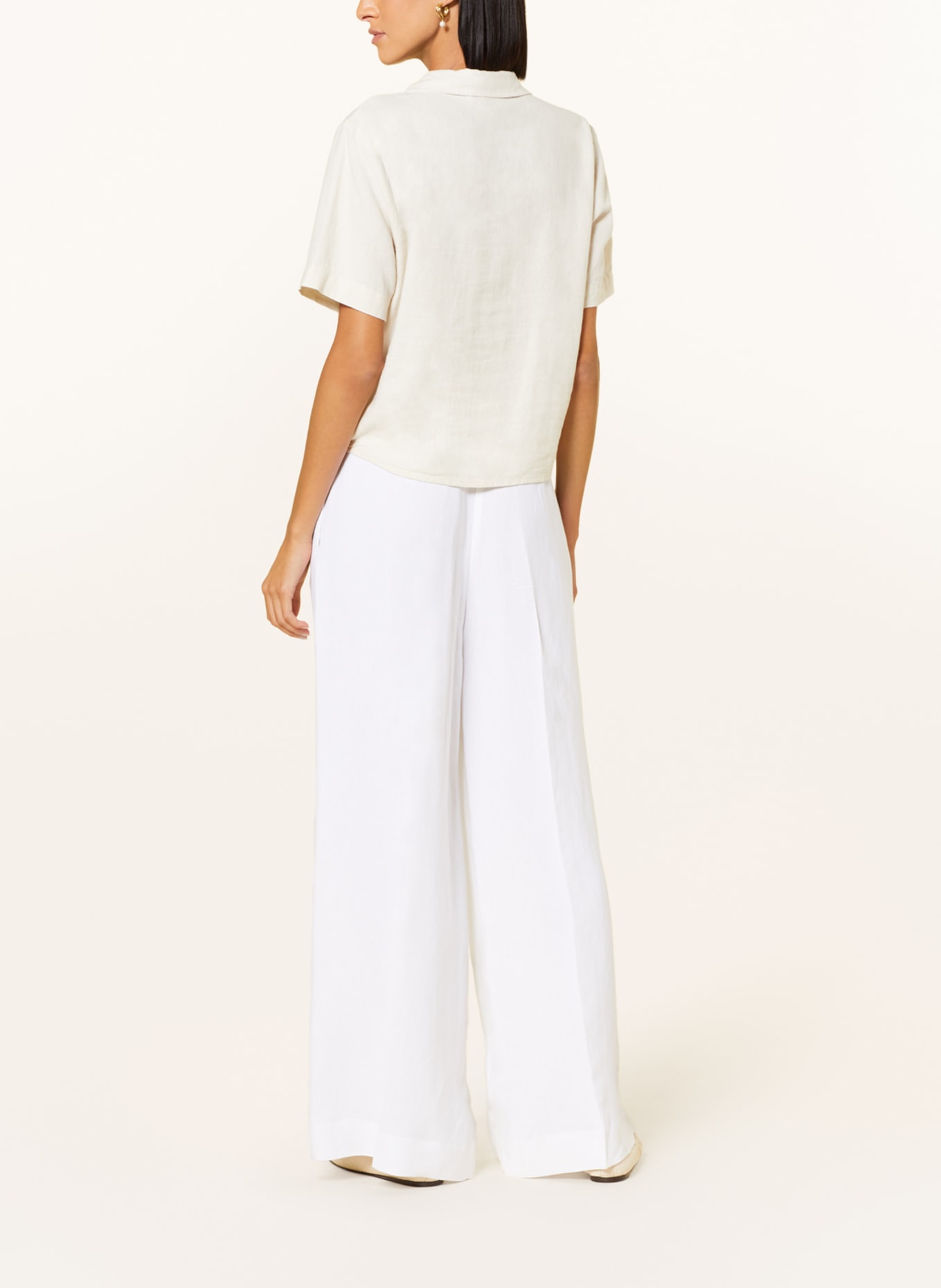 COS Wide leg trousers, Color: WHITE (Image 3)