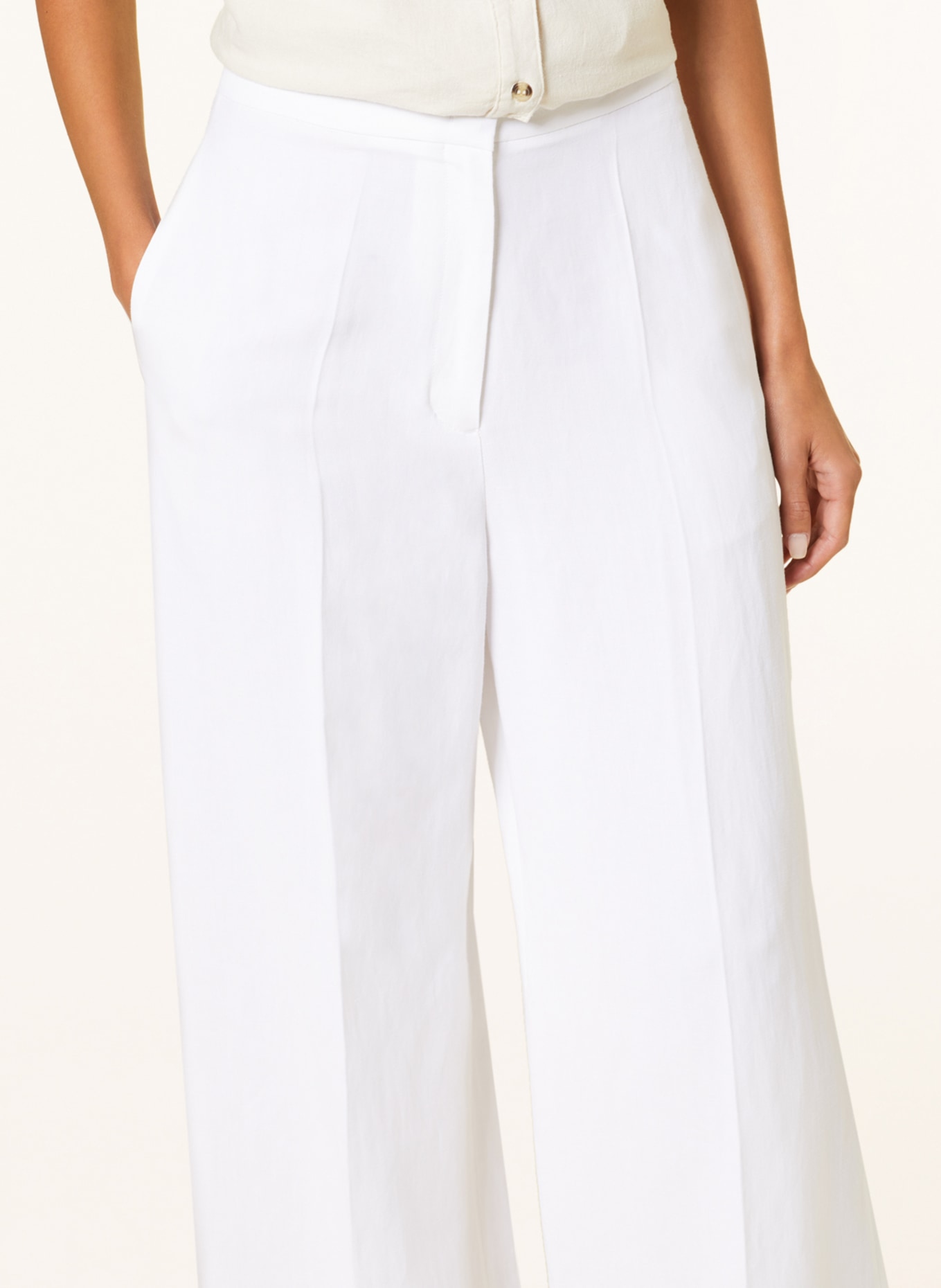 COS Wide leg trousers, Color: WHITE (Image 5)