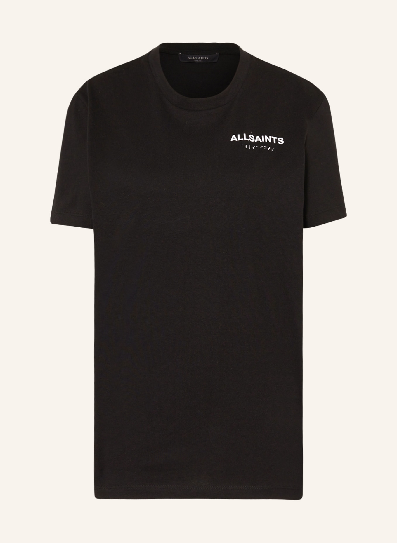 ALLSAINTS T-shirt BRYN, Kolor: CZARNY/ BIAŁY (Obrazek 1)