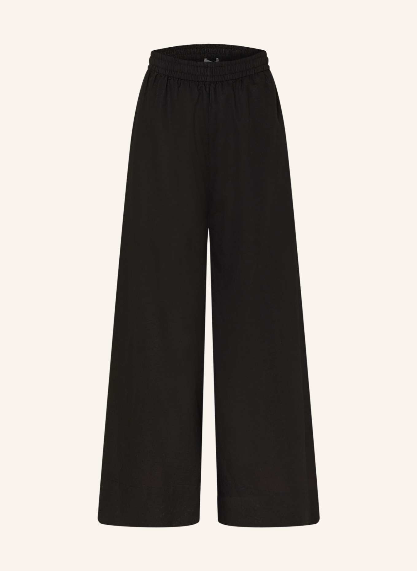 COS Culottes with linen, Color: BLACK (Image 1)