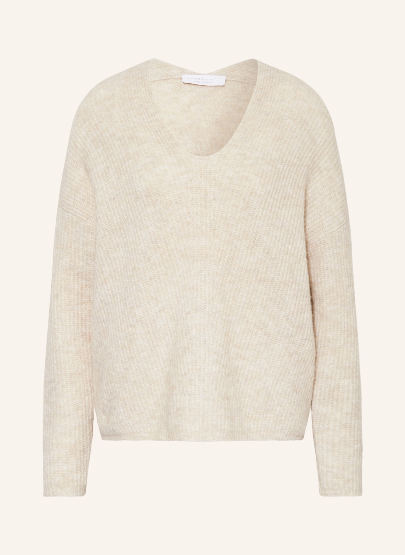 rich&royal Sweater, Color: CREAM (Image 1)