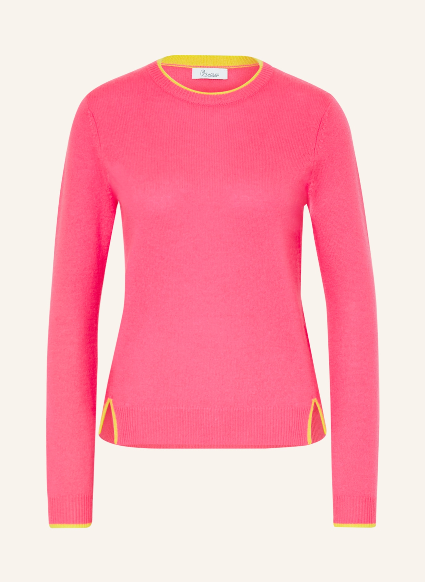 Princess GOES HOLLYWOOD Cashmere-Pullover, Farbe: NEONPINK/ GELB (Bild 1)