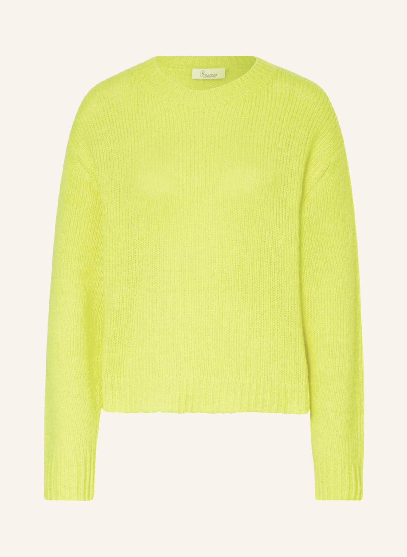 Princess GOES HOLLYWOOD Sweater with merino wool, Color: NEON YELLOW (Image 1)