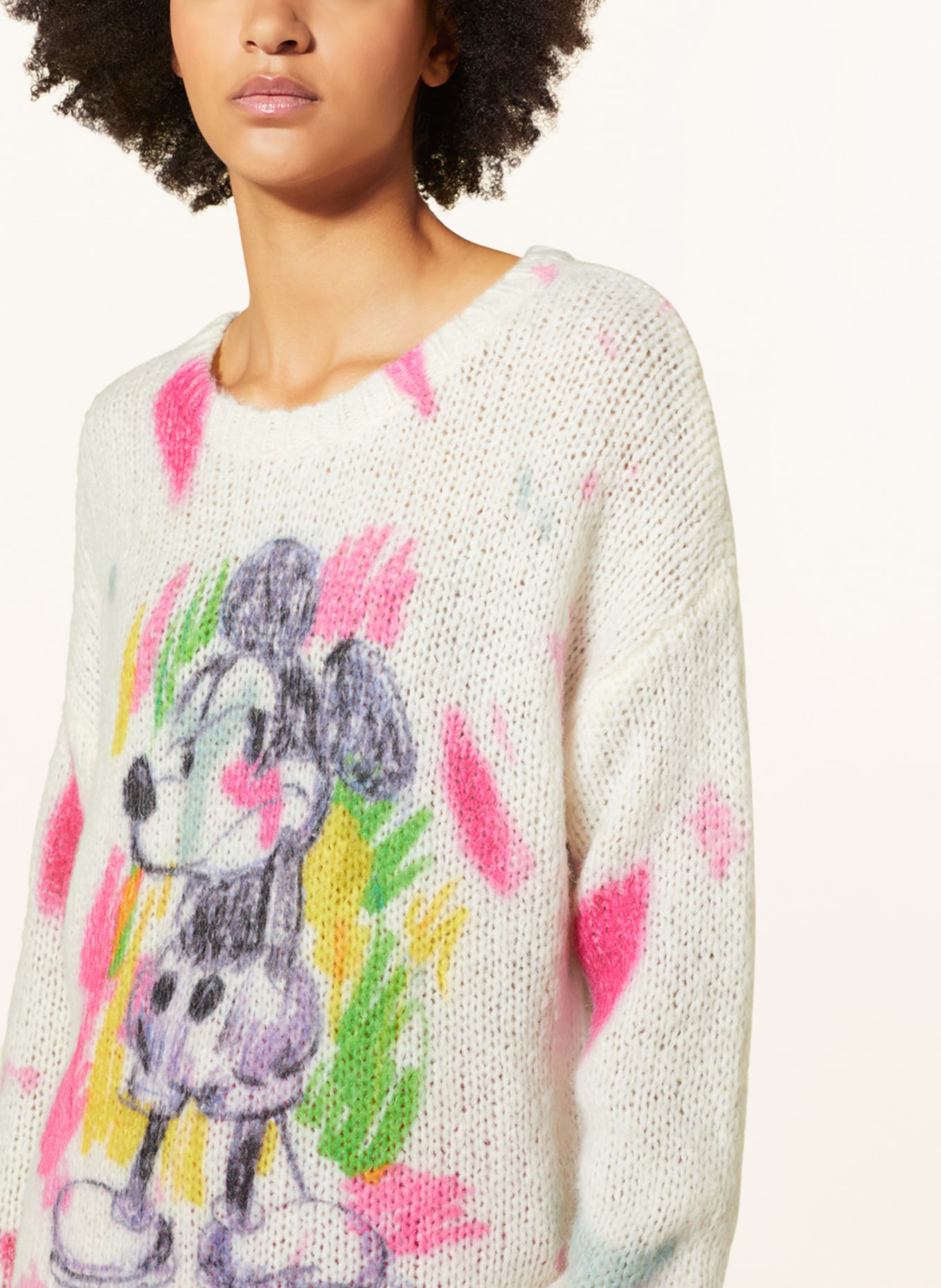 FrogBox Sweater, Color: ECRU/ PINK (Image 4)