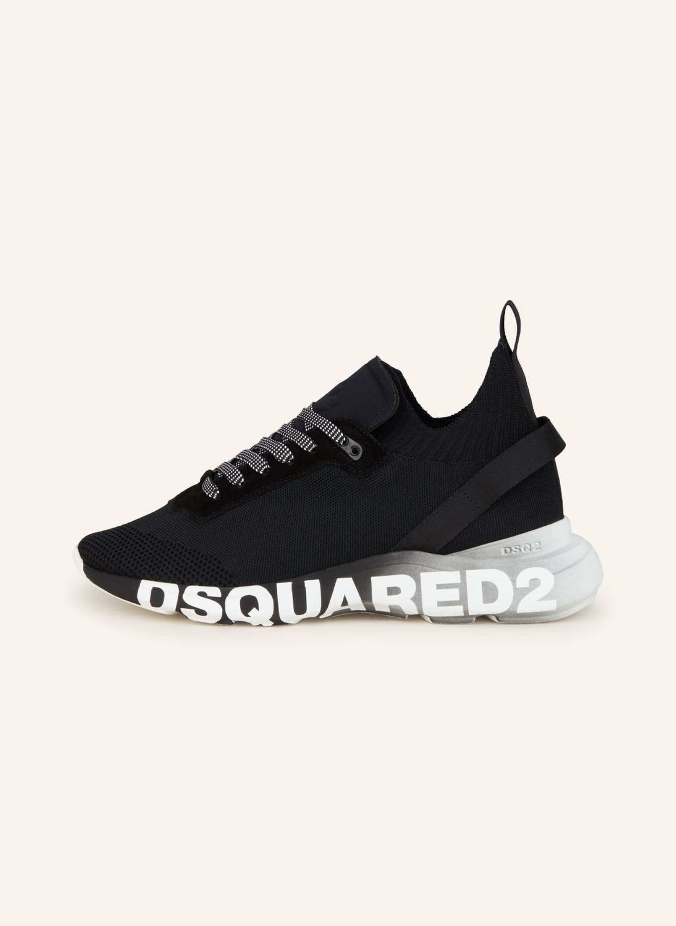 DSQUARED2 Sneakers FLY, Color: BLACK/ WHITE (Image 4)