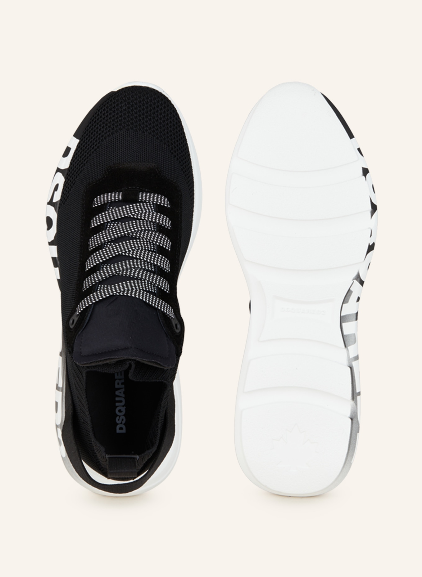 DSQUARED2 Sneakers FLY, Color: BLACK/ WHITE (Image 5)