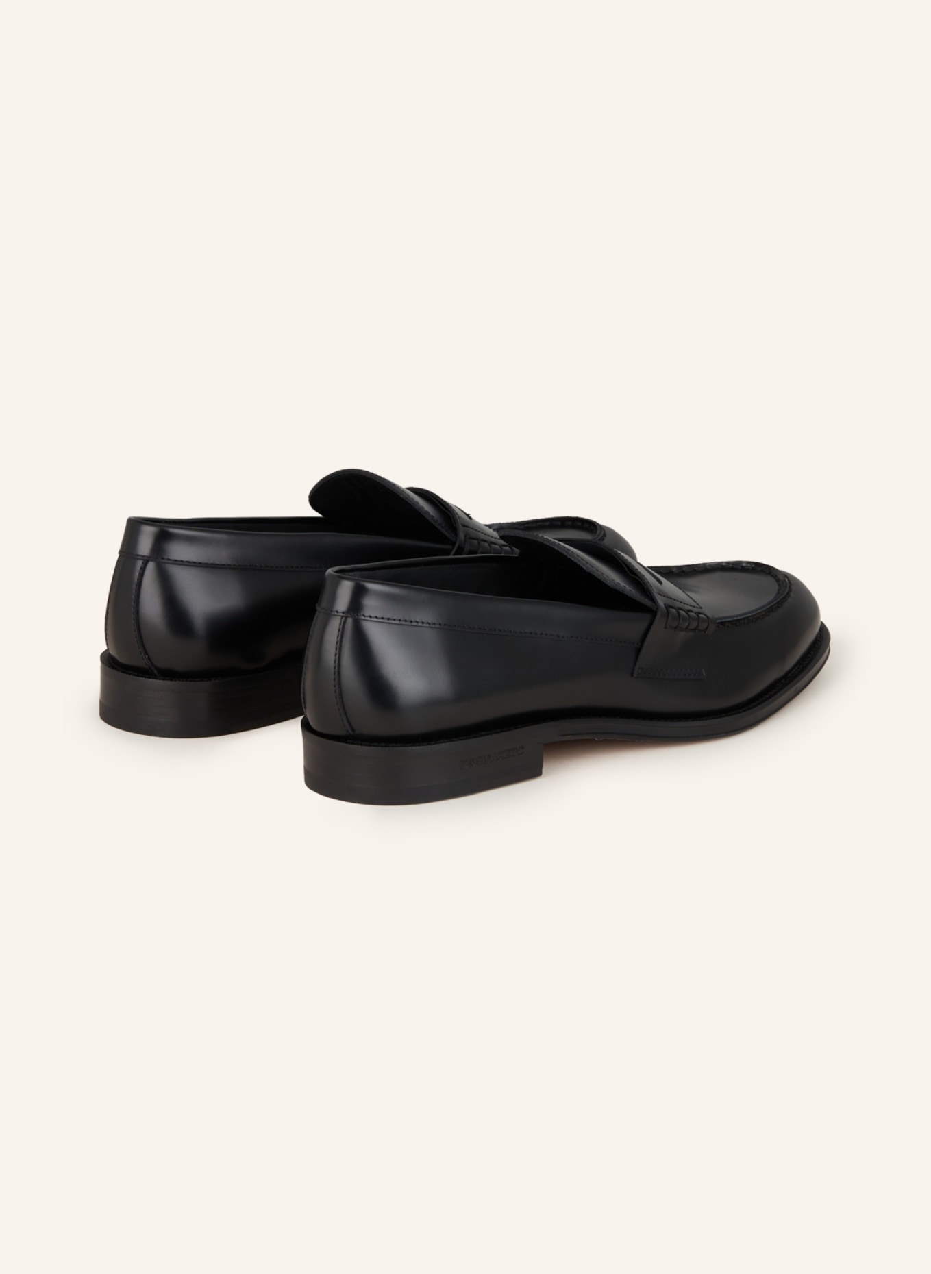 DSQUARED2 Penny loafers, Color: BLACK (Image 2)