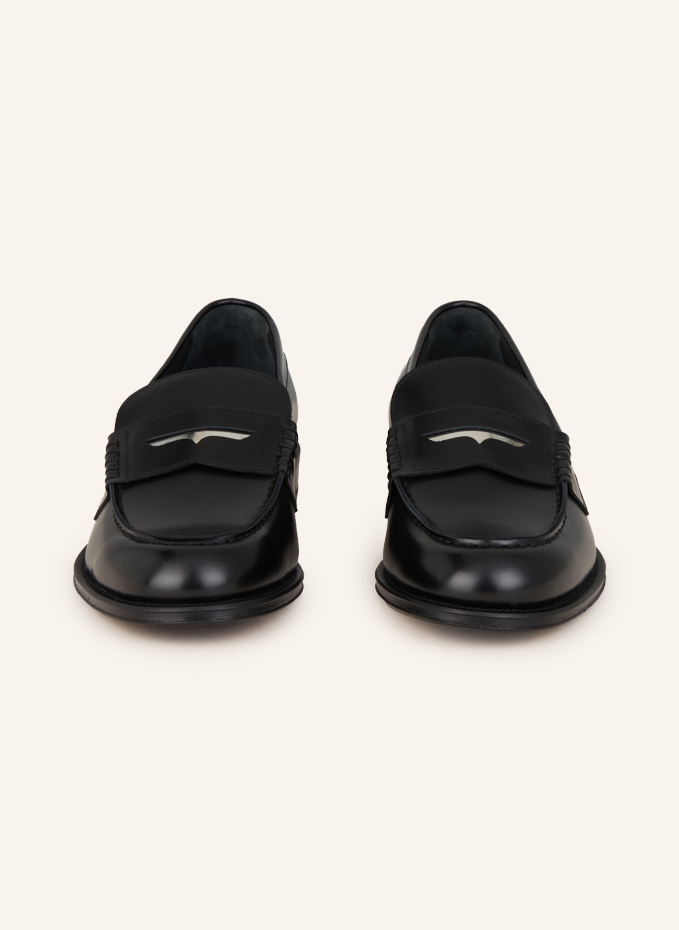 DSQUARED2 Penny loafers, Color: BLACK (Image 3)