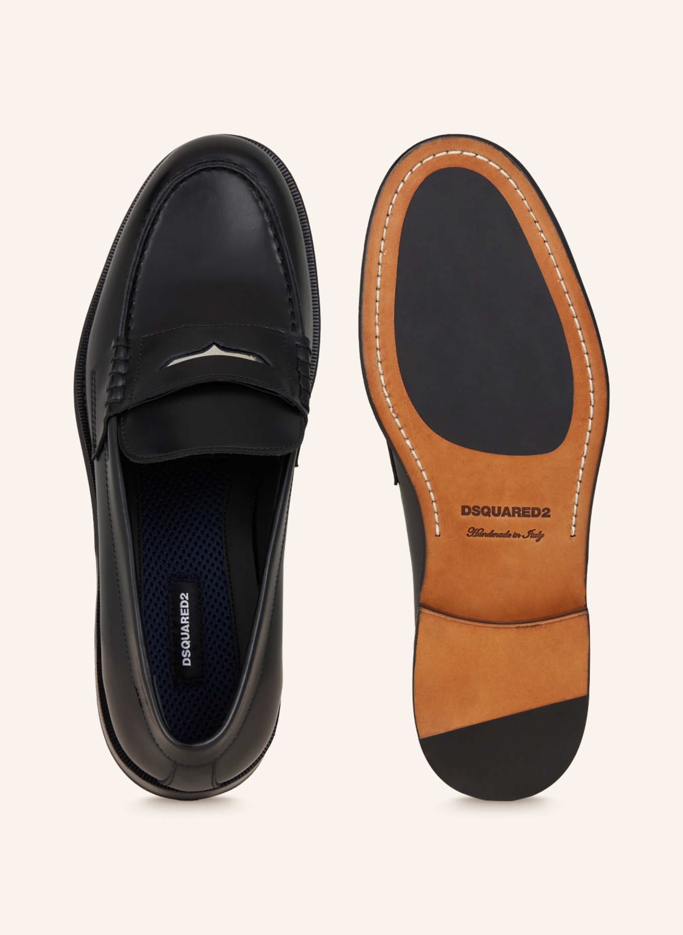 DSQUARED2 Penny loafers, Color: BLACK (Image 5)