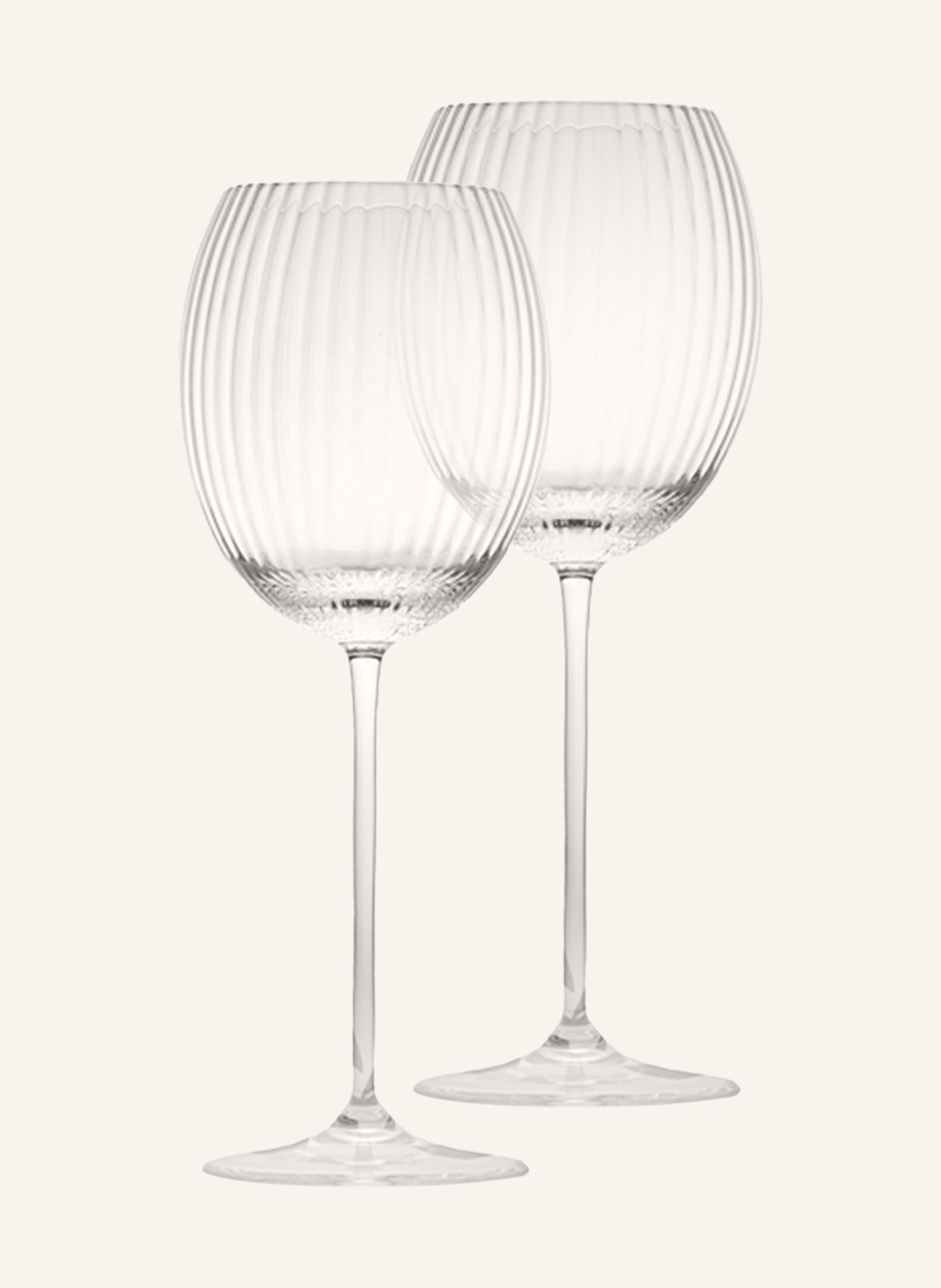 ANNA VON LIPA Set of 2 wine glasses LYON, Color: WHITE (Image 1)