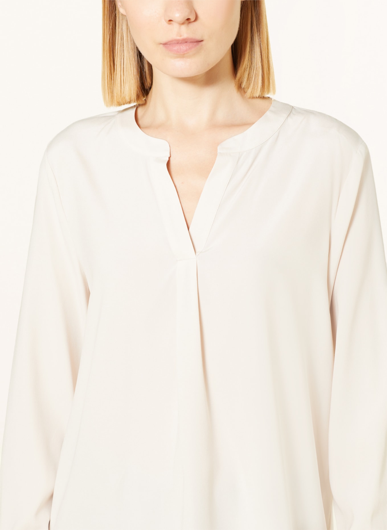 HERZEN'S ANGELEGENHEIT Shirt blouse in silk, Color: BEIGE (Image 4)