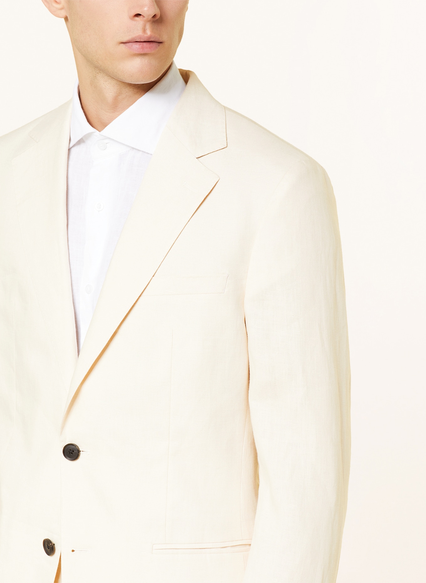 REISS Suit jacket KIN slim fit made of linen, Color: CREAM (Image 5)