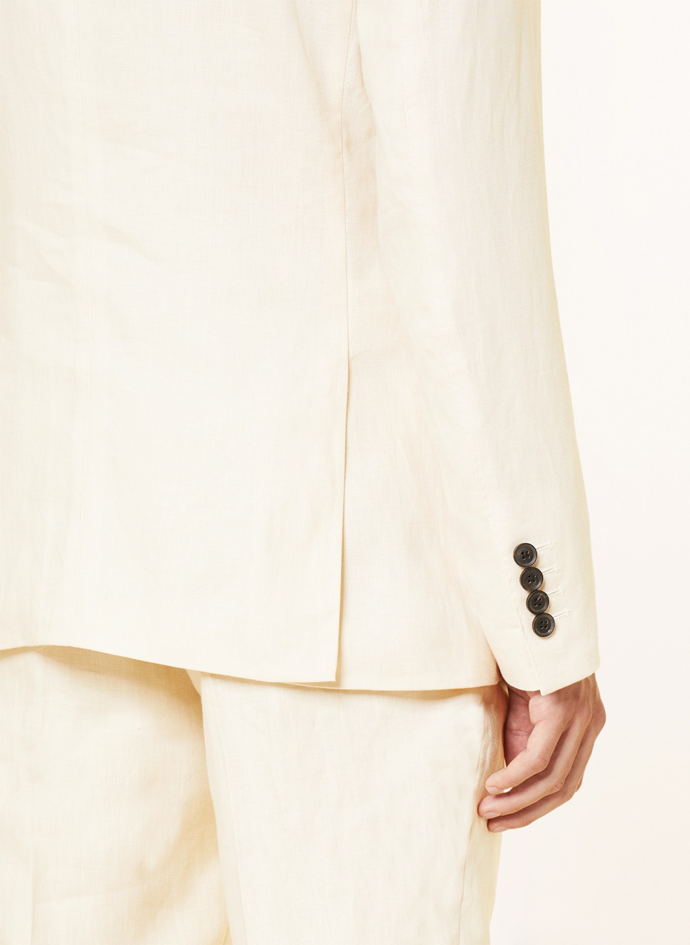 REISS Suit jacket KIN slim fit made of linen, Color: CREAM (Image 6)