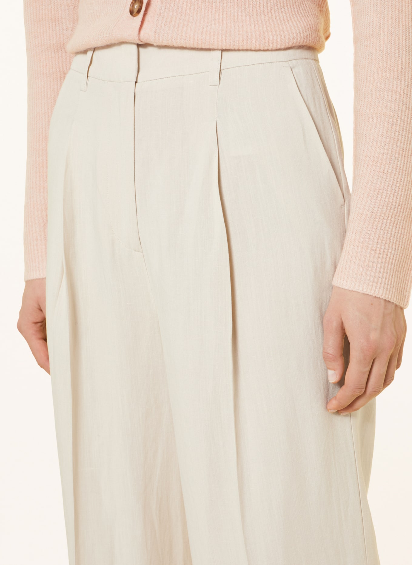 someday Spodnie marlena CELINO, Kolor: KREMOWY (Obrazek 5)
