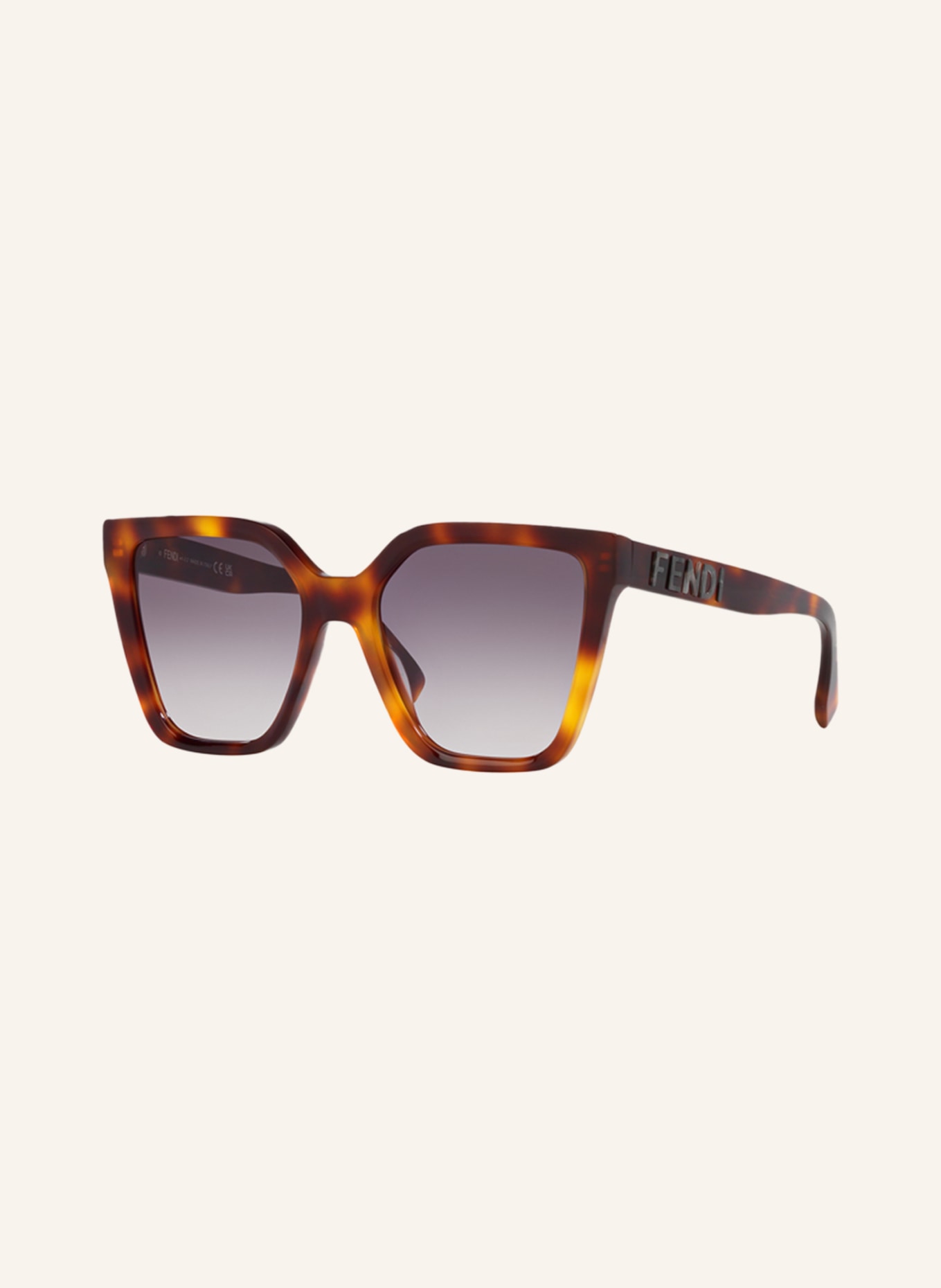 FENDI Sunglasses FN000669, Color: 4600B1 - HAVANA/GRAY GRADIENT (Image 1)