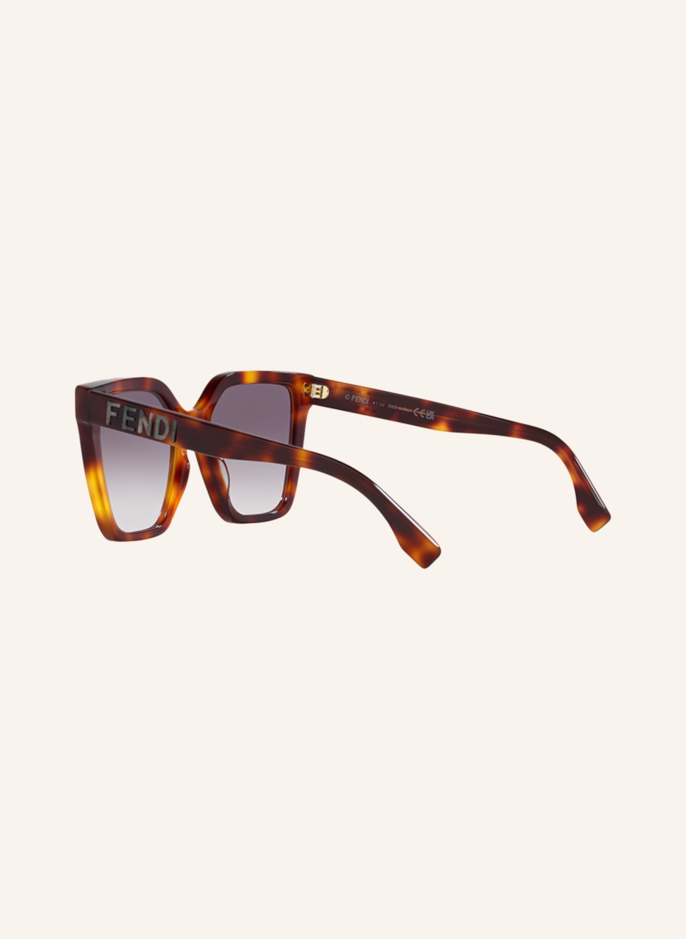 FENDI Sunglasses FN000669, Color: 4600B1 - HAVANA/GRAY GRADIENT (Image 4)