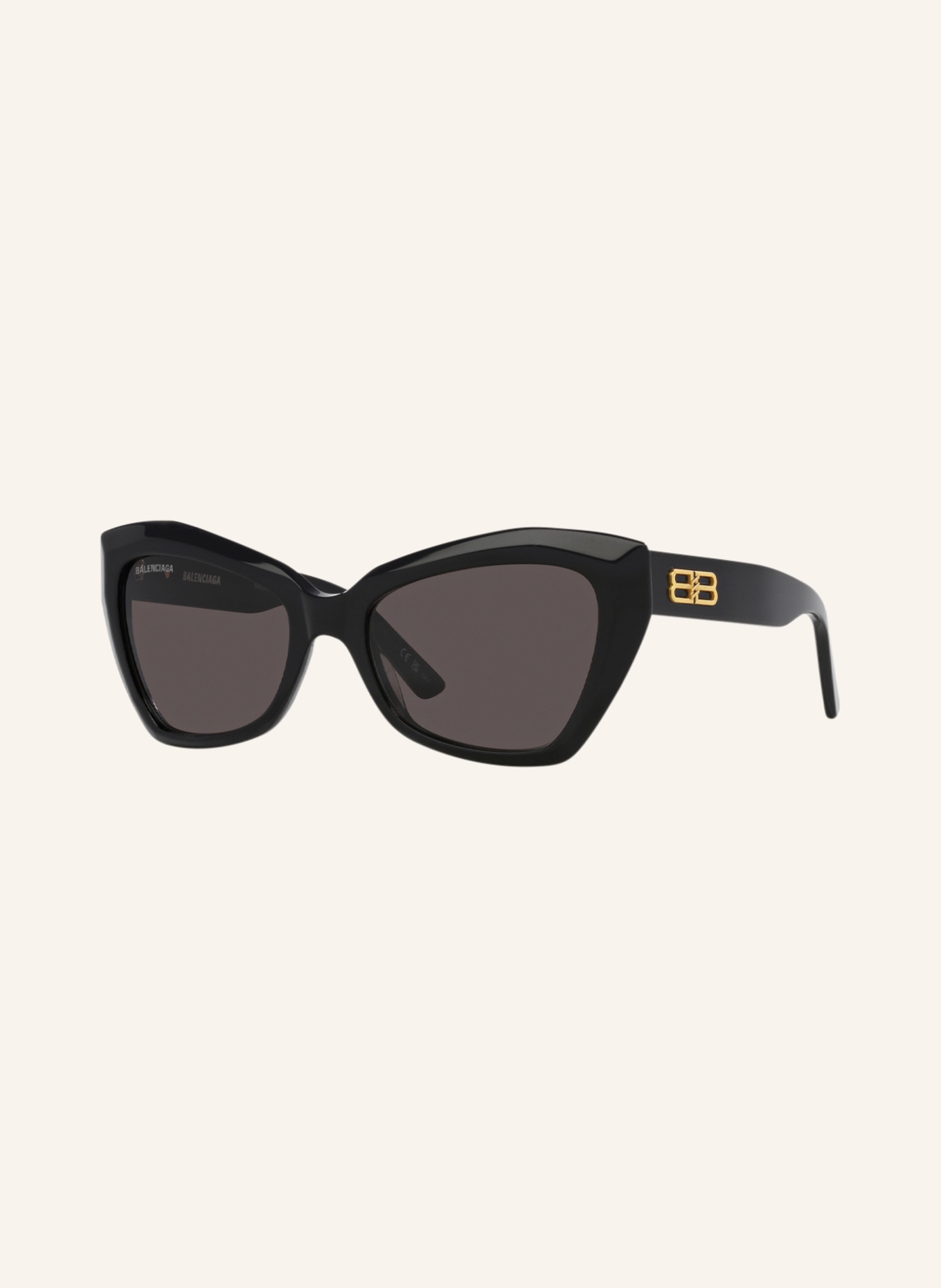 BALENCIAGA Sunglasses BB0271S, Color: 1105L1 - BLACK/ DARK GRAY (Image 1)