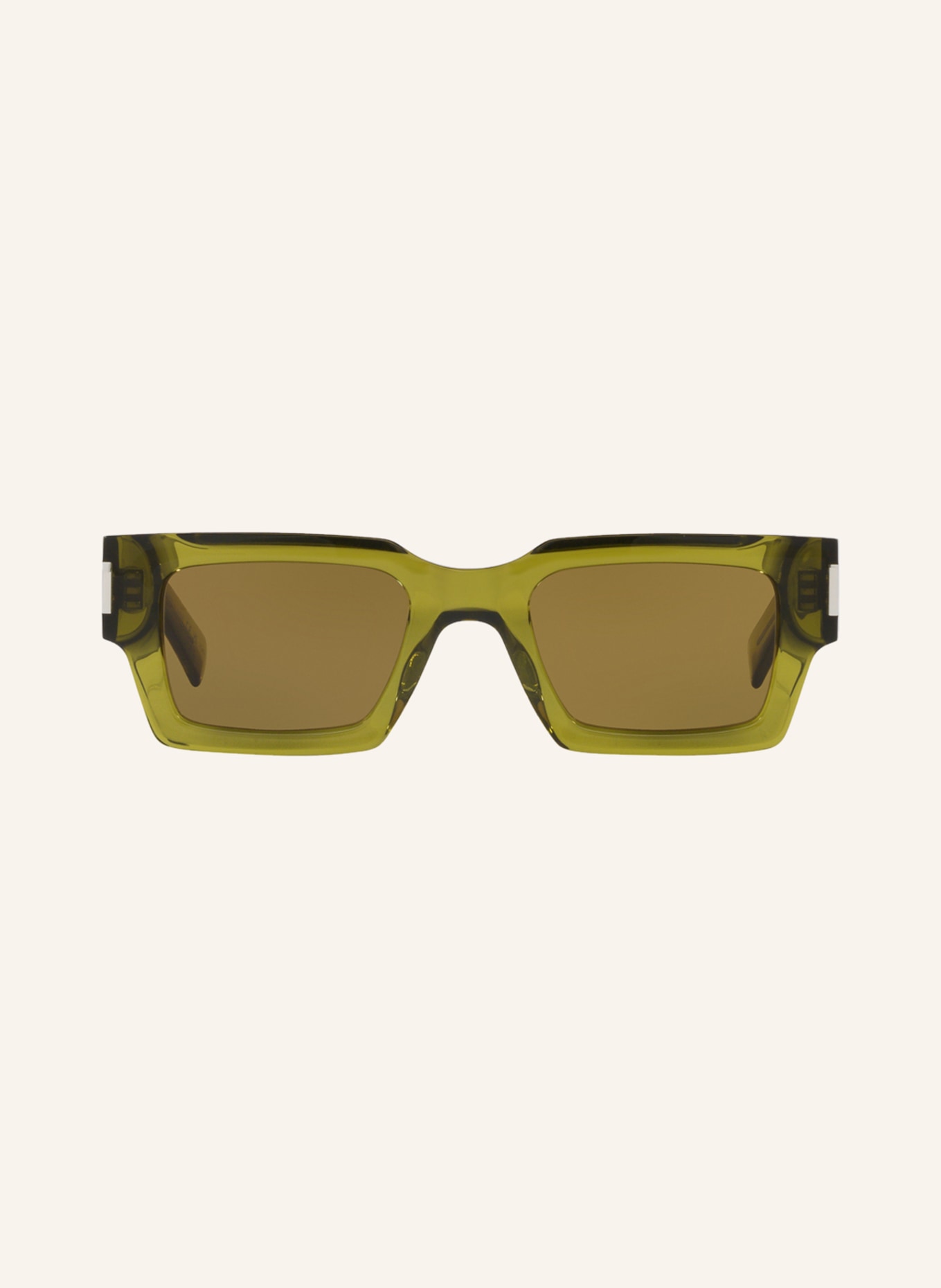 SAINT LAURENT Sunglasses SL572, Color: 2500D1 - OLIVE/ BROWN (Image 2)