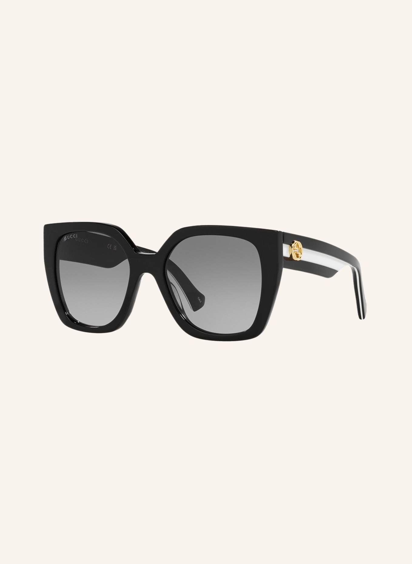 GUCCI Sunglasses GG1300S, Color: 1220L1 - BLACK/ GRAY GRADIENT (Image 1)