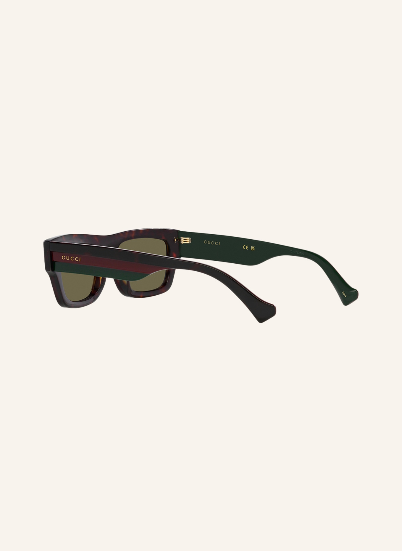 GUCCI Sunglasses GG1301S: 4402J1 - HAVANA/GREEN