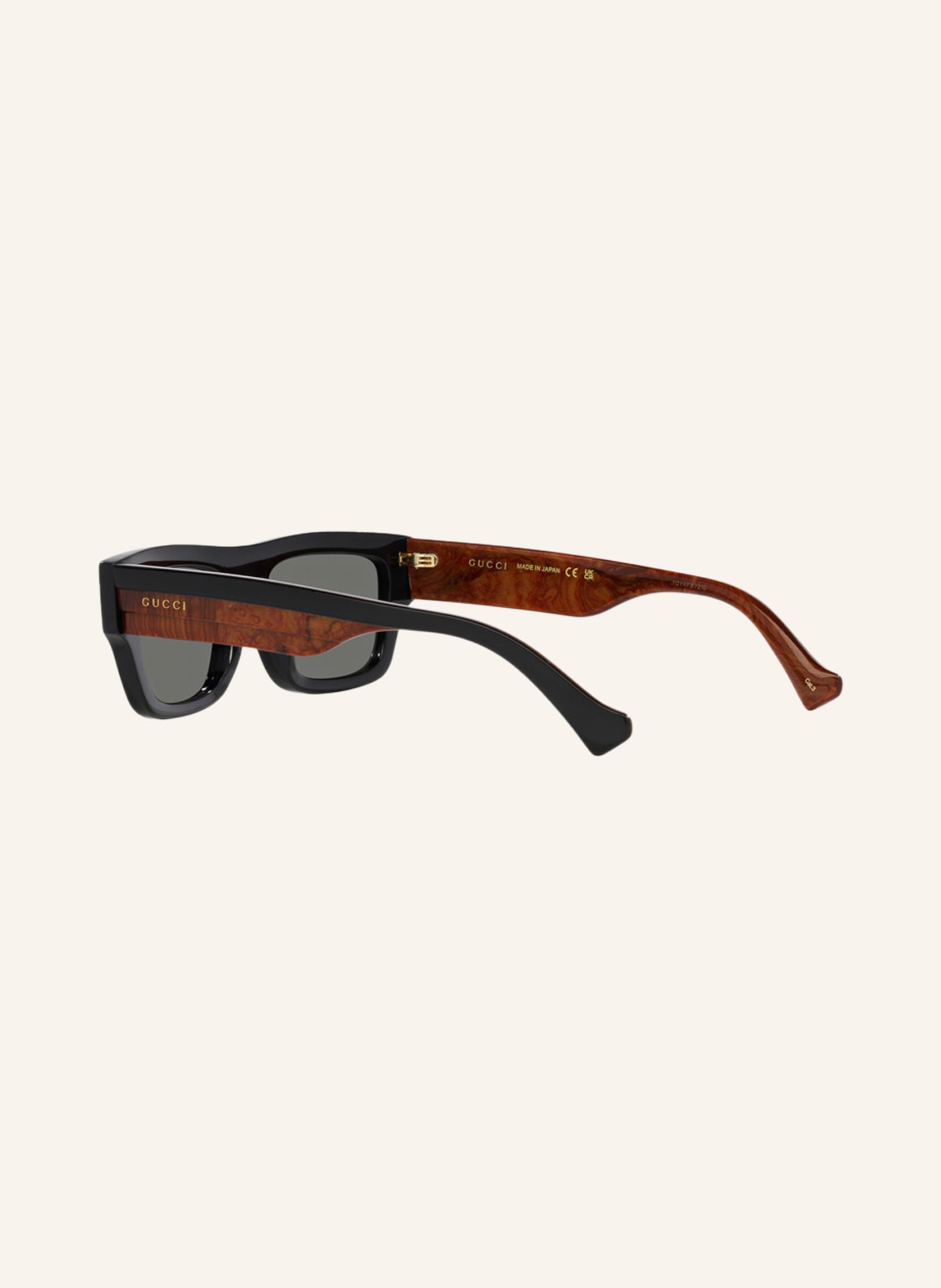 GUCCI Sunglasses GG1301S, Color: 1100L1 - BLACK/DARK GRAY (Image 4)